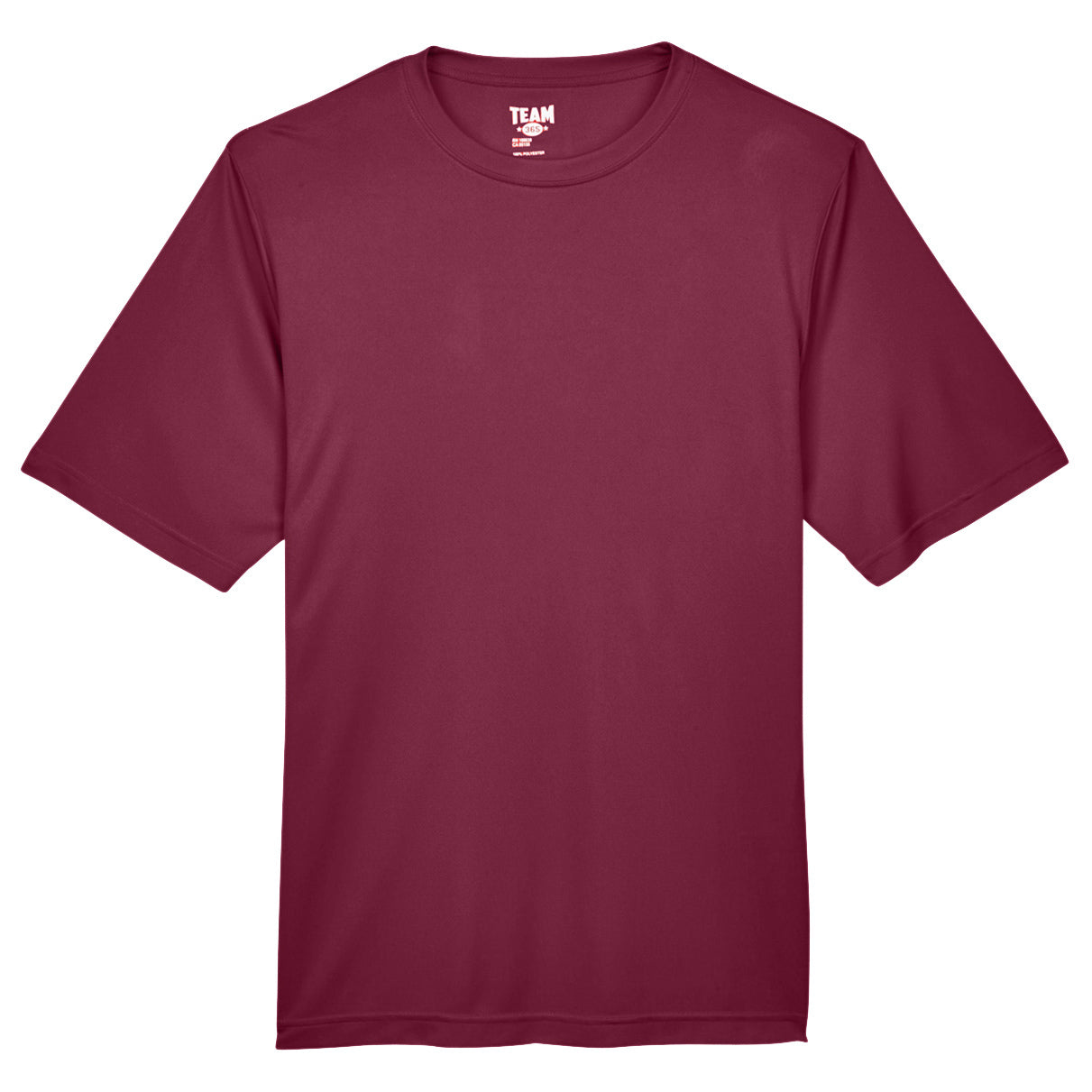Black T-Shirts - Team 365 - Moisture-Wicking Performance