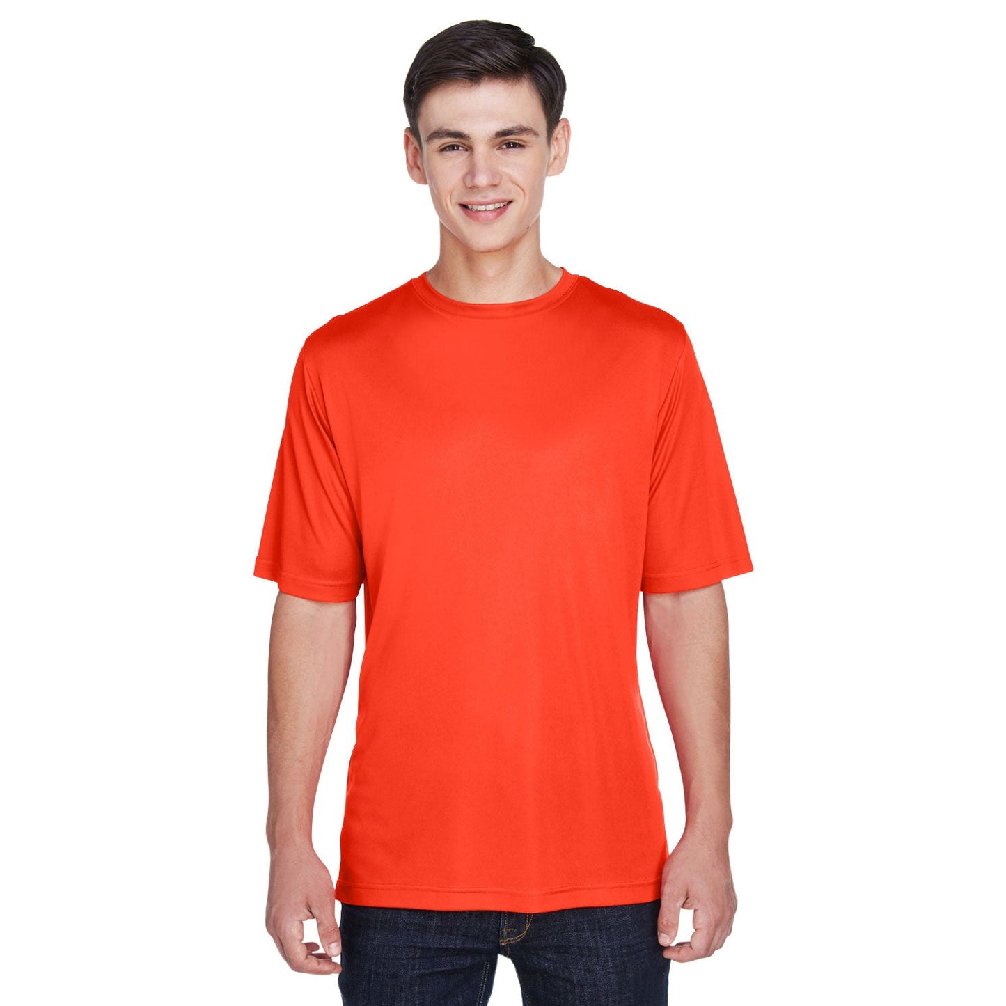 Black T-Shirts - Team 365 - Moisture-Wicking Performance