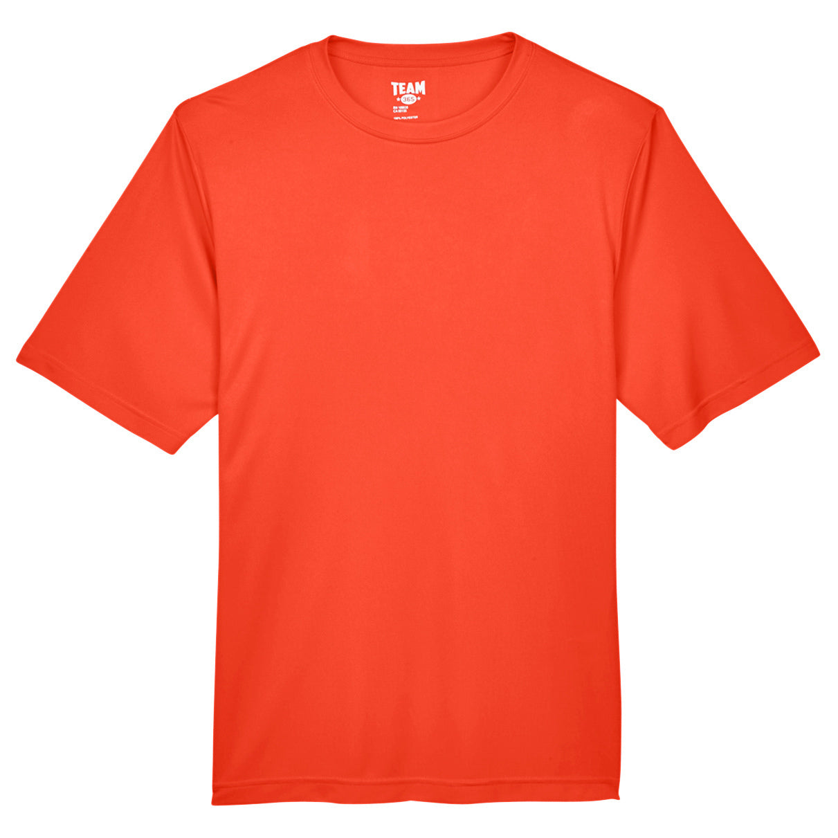 Black T-Shirts - Team 365 - Moisture-Wicking Performance