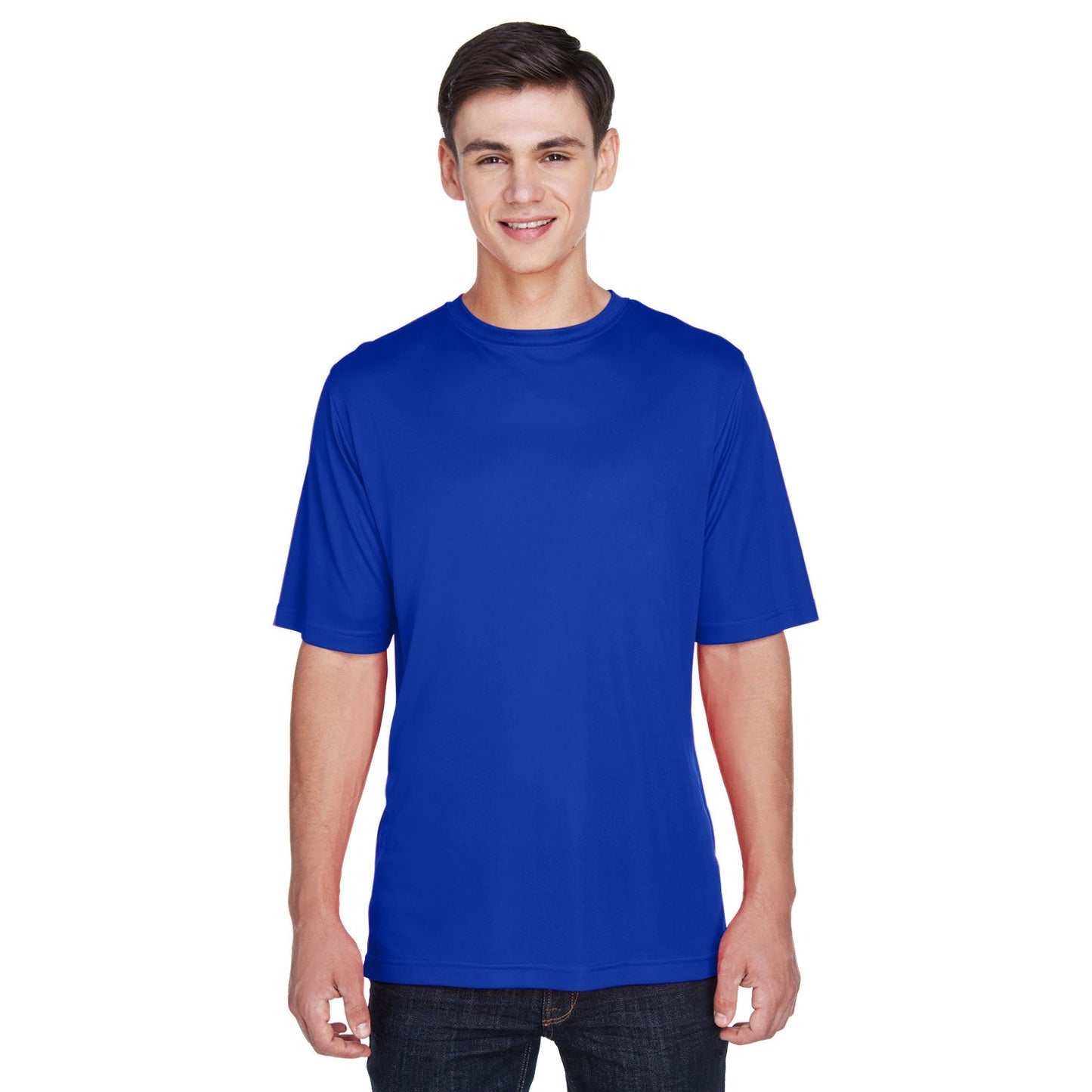 Black T-Shirts - Team 365 - Moisture-Wicking Performance