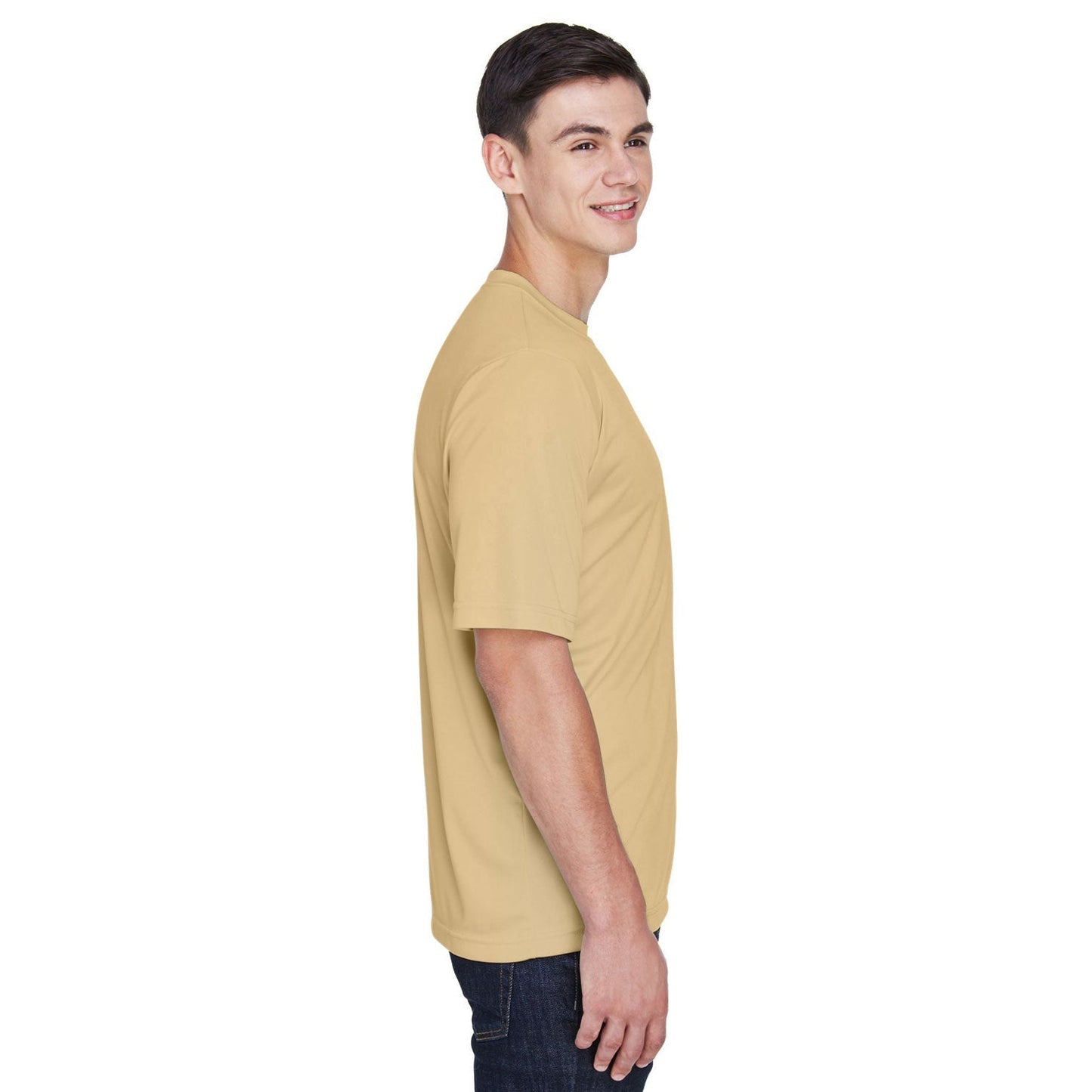 Black T-Shirts - Team 365 - Moisture-Wicking Performance