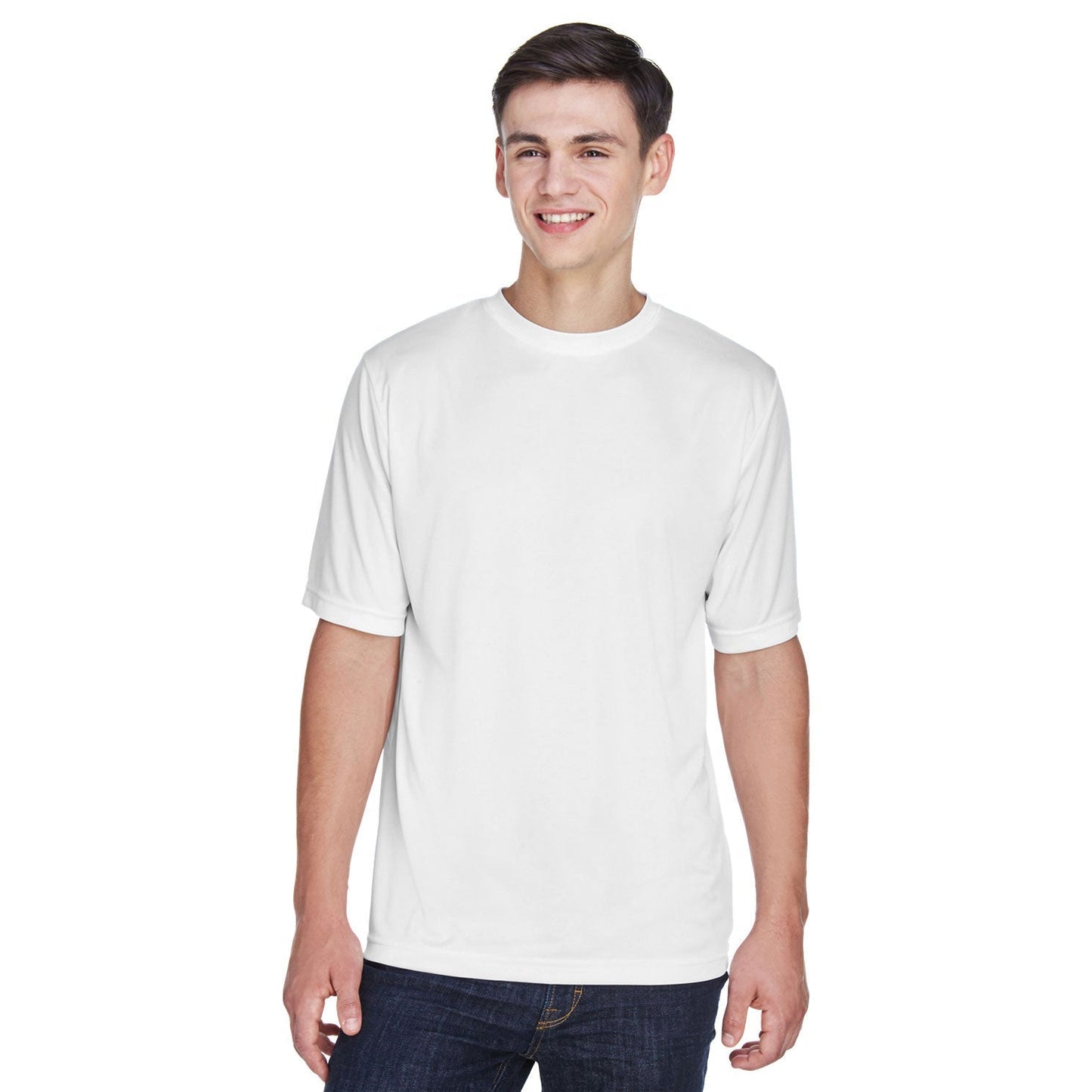 Black T-Shirts - Team 365 - Moisture-Wicking Performance