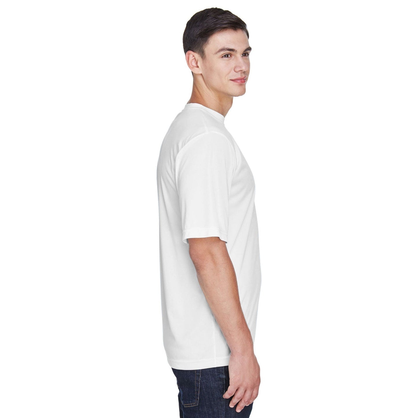 Black T-Shirts - Team 365 - Moisture-Wicking Performance