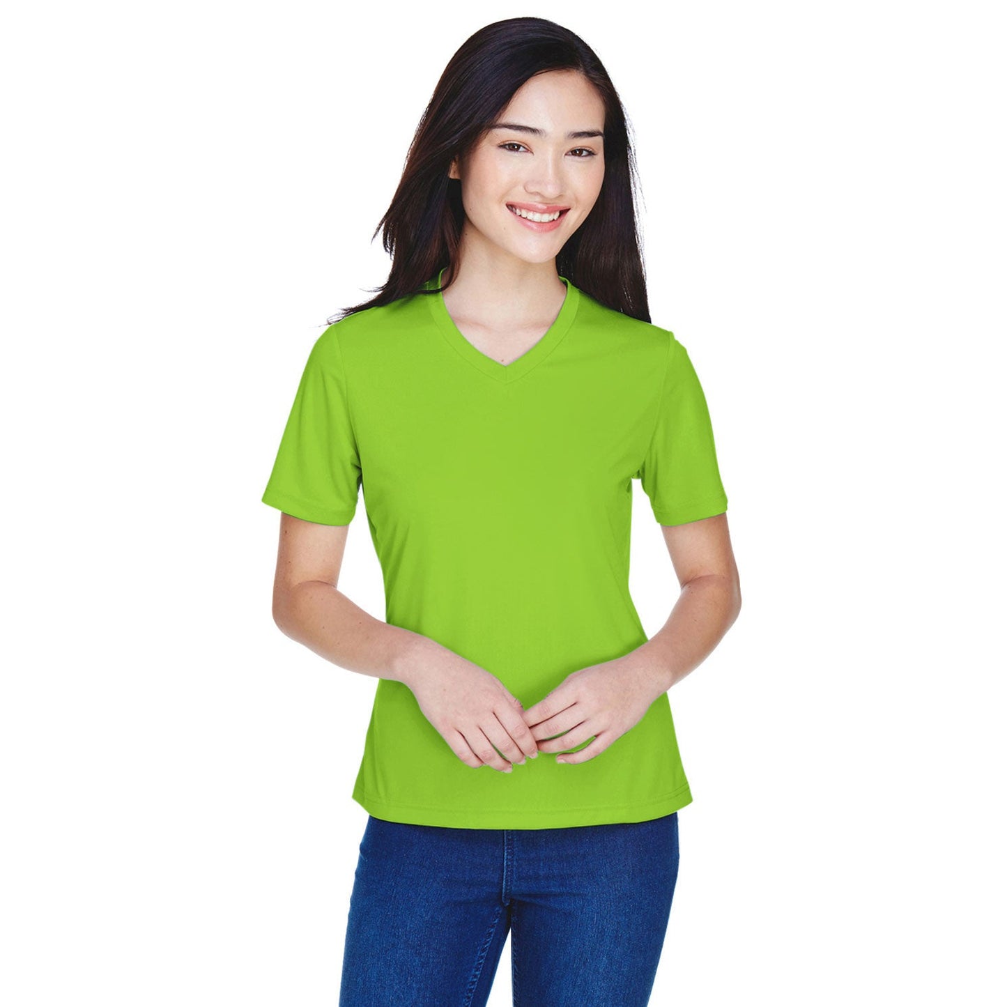 Black Performance T-Shirts - Team 365 - Moisture-Wicking
