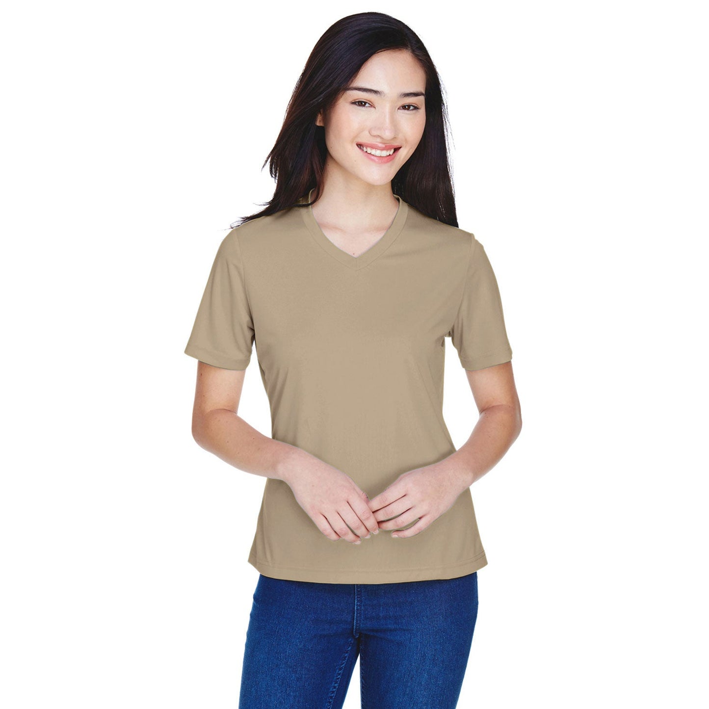 Black Performance T-Shirts - Team 365 - Moisture-Wicking
