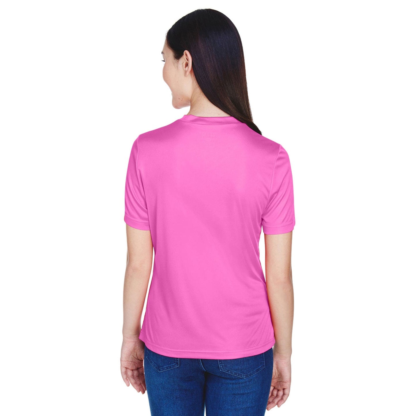 Black Performance T-Shirts - Team 365 - Moisture-Wicking