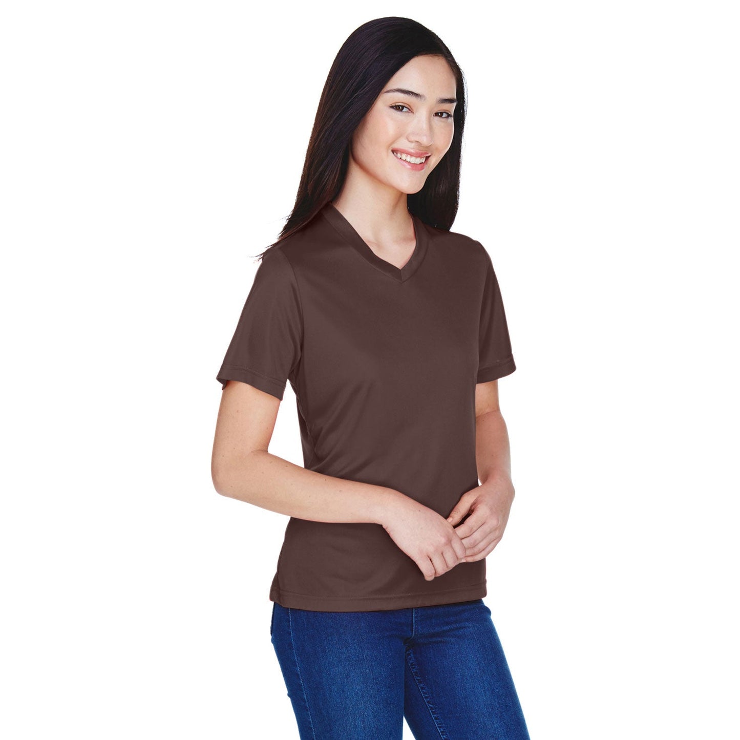 Black Performance T-Shirts - Team 365 - Moisture-Wicking