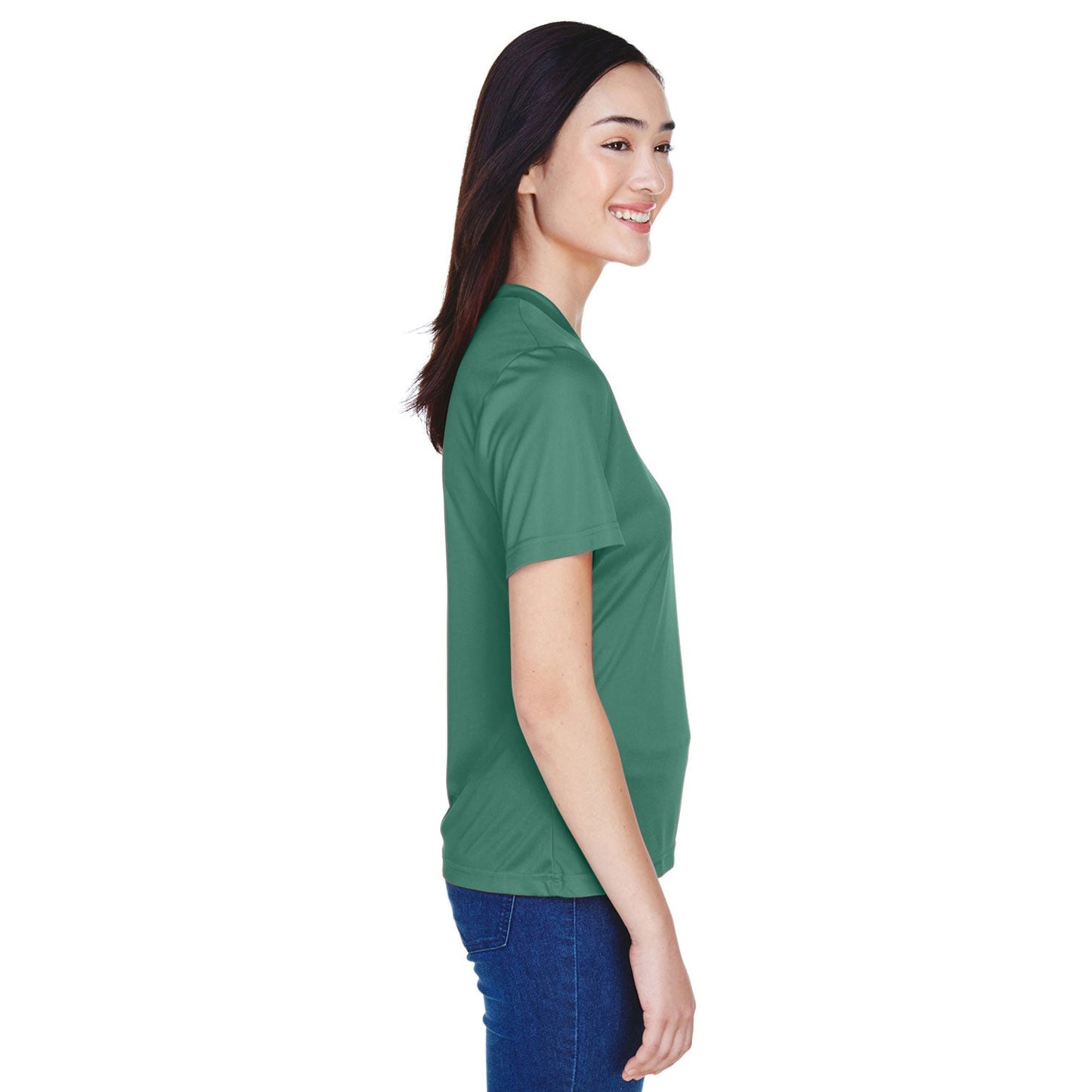 Black Performance T-Shirts - Team 365 - Moisture-Wicking