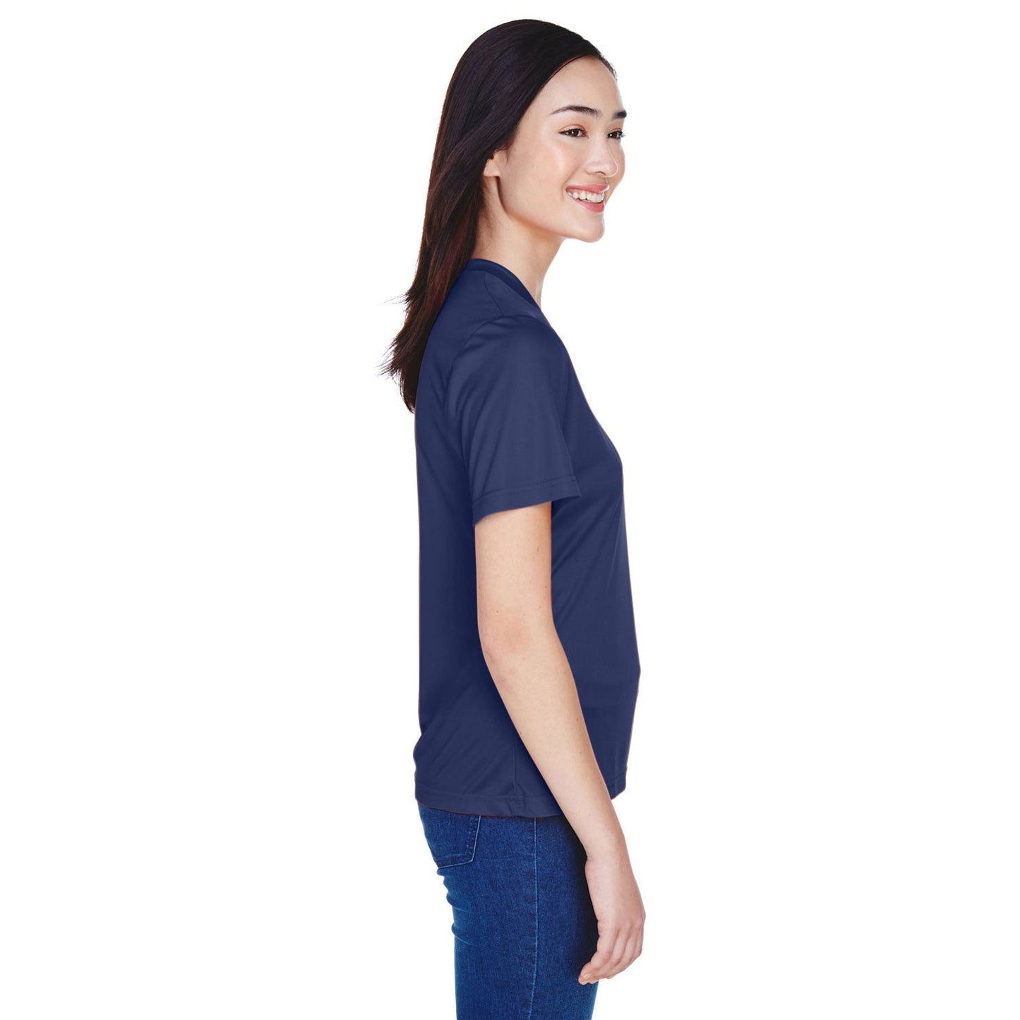 Black Performance T-Shirts - Team 365 - Moisture-Wicking