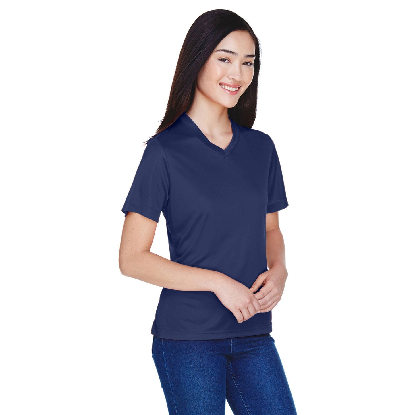 Black Performance T-Shirts - Team 365 - Moisture-Wicking