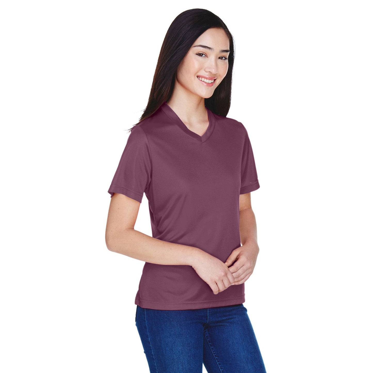 Black Performance T-Shirts - Team 365 - Moisture-Wicking