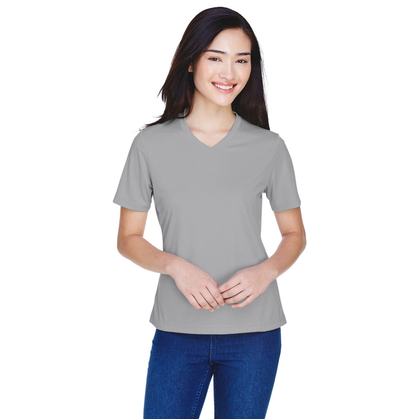Black Performance T-Shirts - Team 365 - Moisture-Wicking