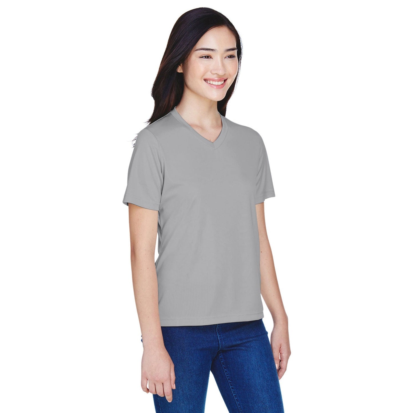 Black Performance T-Shirts - Team 365 - Moisture-Wicking