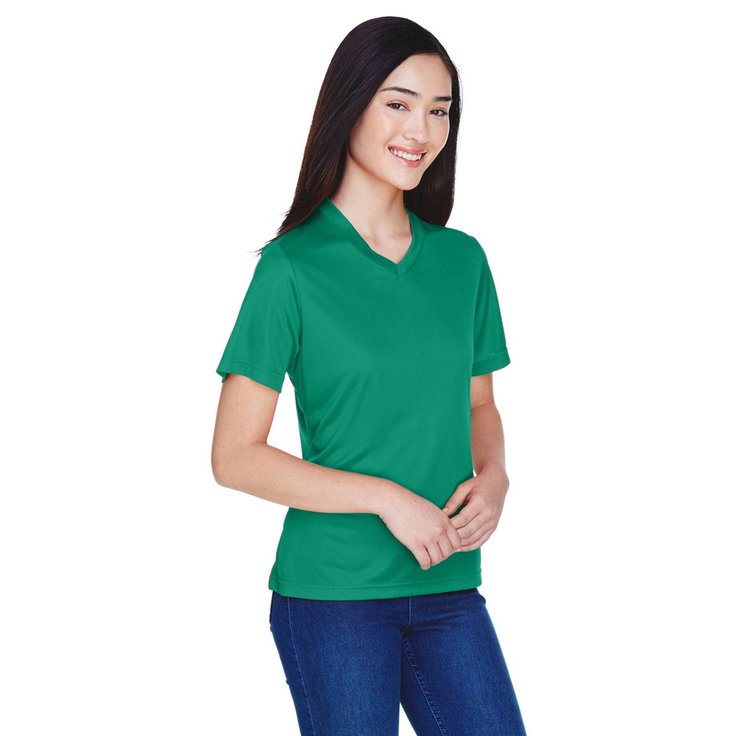 Black Performance T-Shirts - Team 365 - Moisture-Wicking