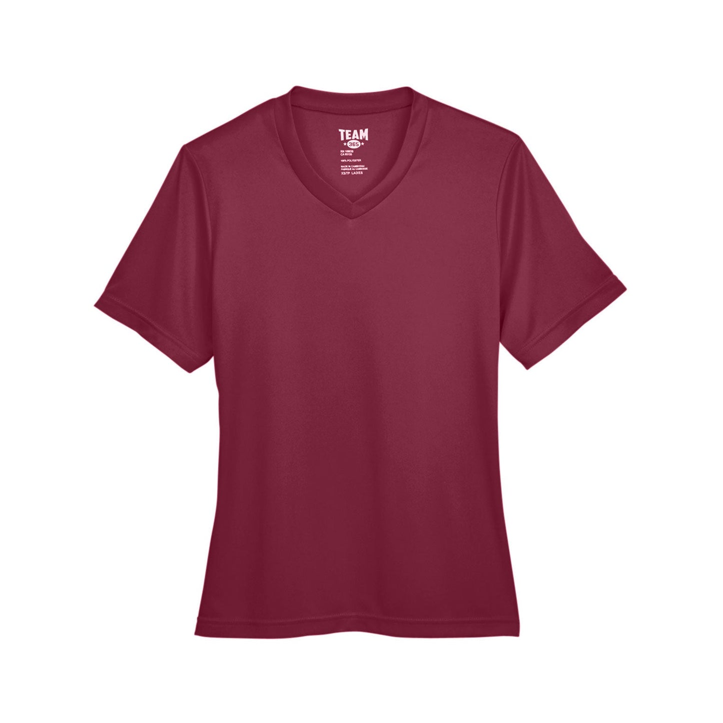 Black Performance T-Shirts - Team 365 - Moisture-Wicking