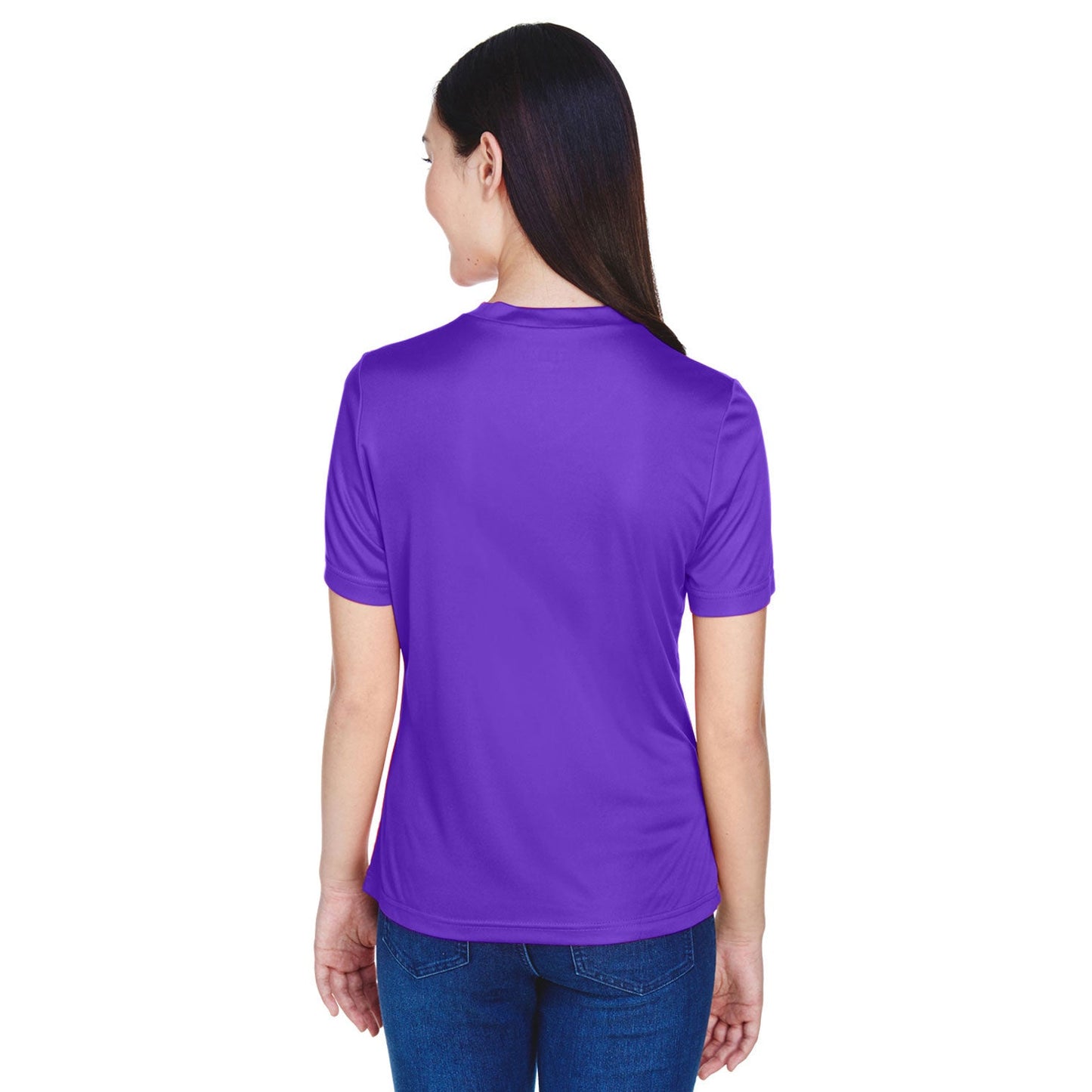 Black Performance T-Shirts - Team 365 - Moisture-Wicking