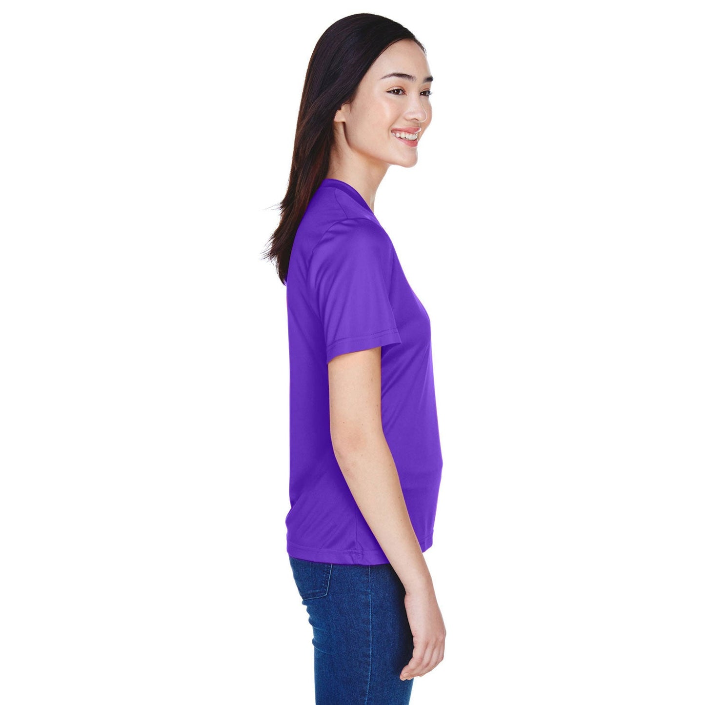 Black Performance T-Shirts - Team 365 - Moisture-Wicking