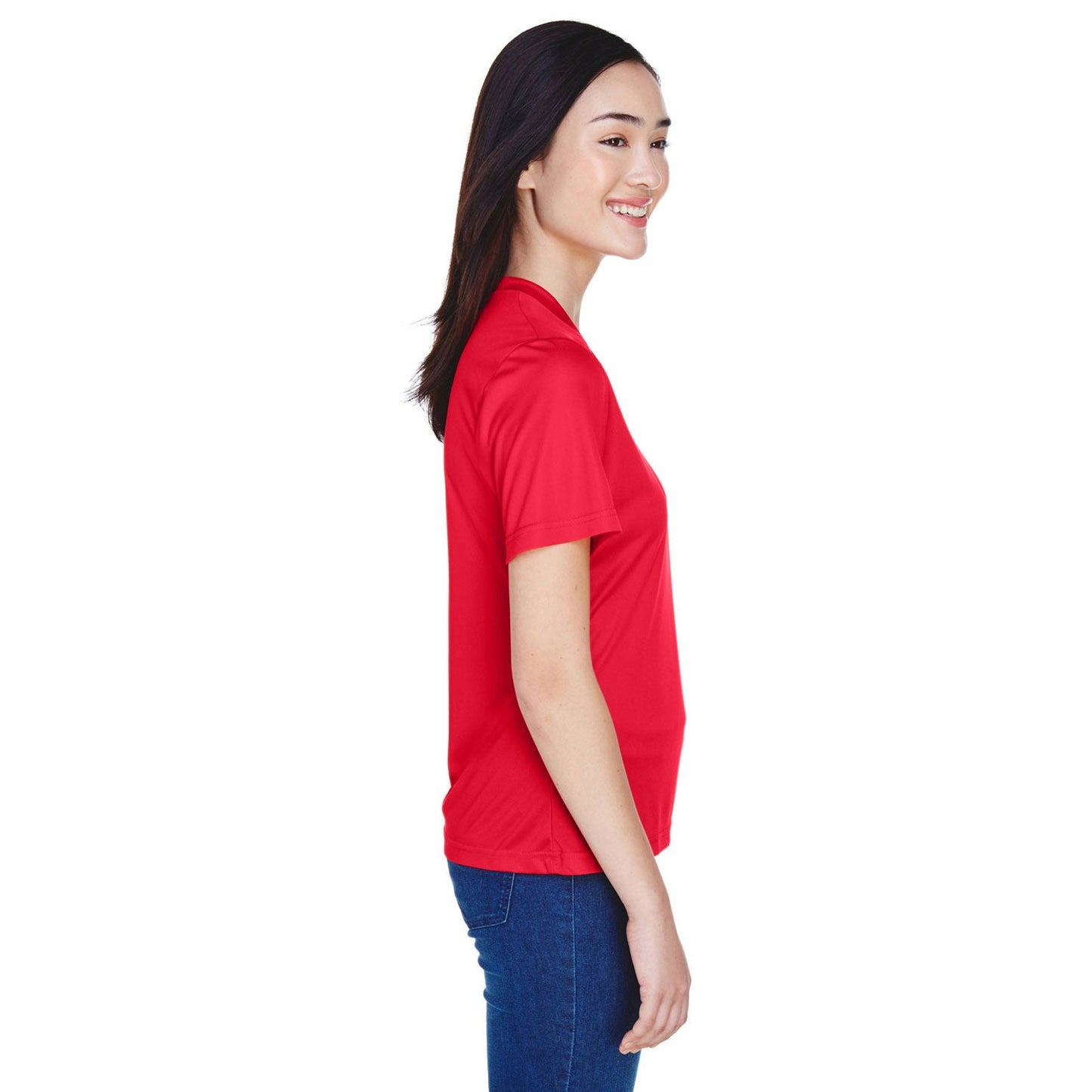Black Performance T-Shirts - Team 365 - Moisture-Wicking