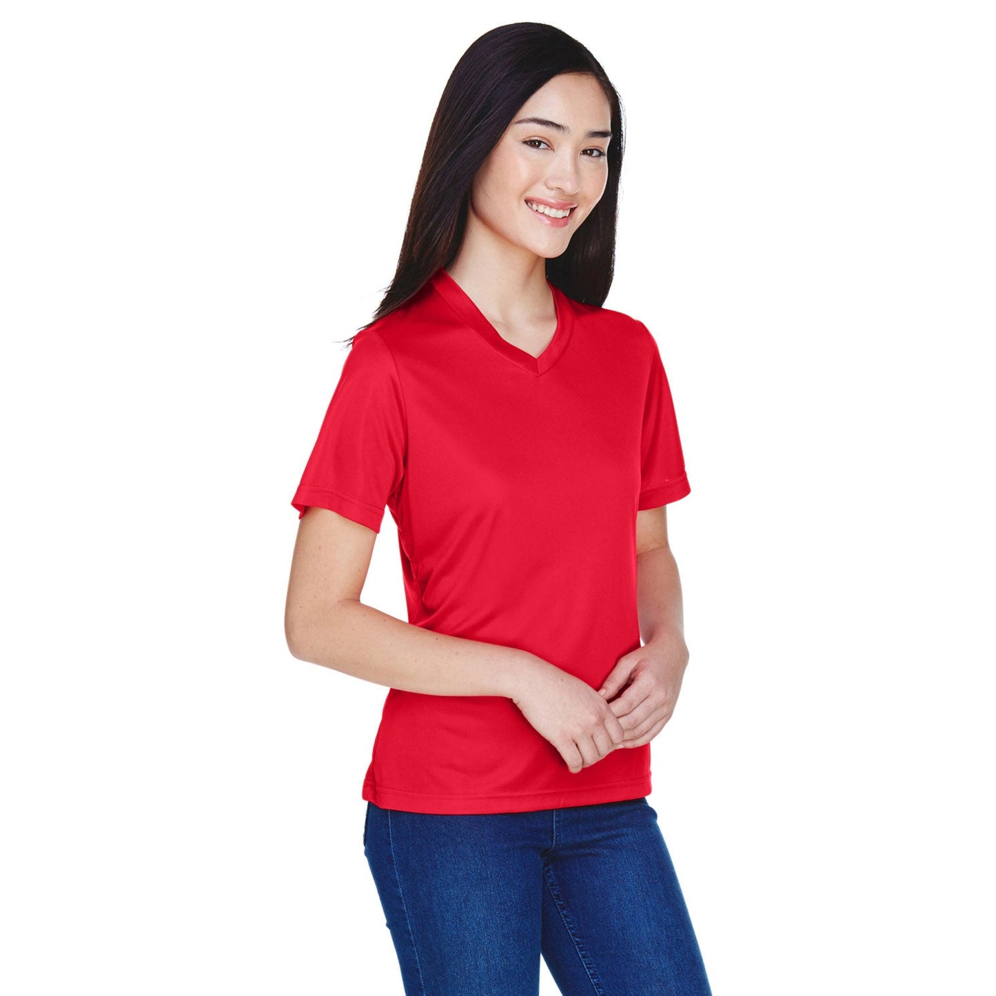 Black Performance T-Shirts - Team 365 - Moisture-Wicking
