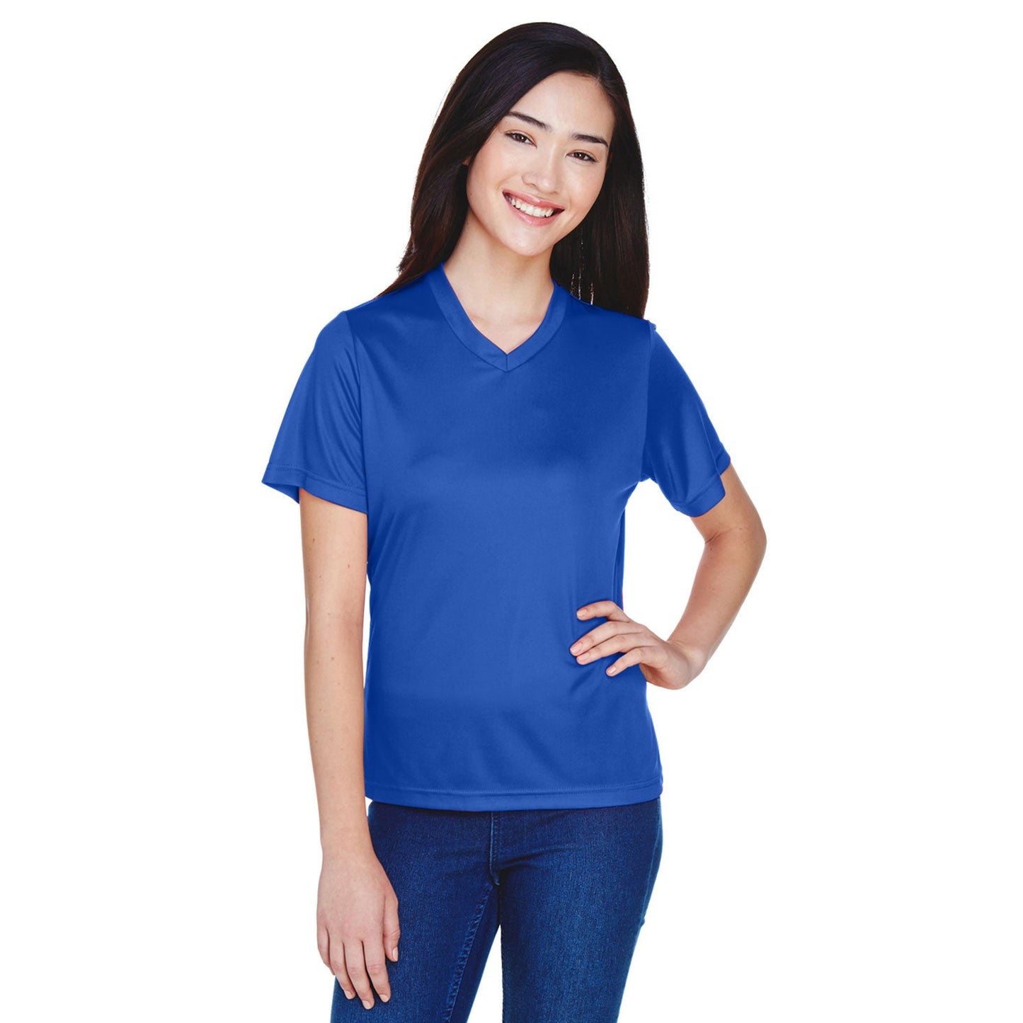 Black Performance T-Shirts - Team 365 - Moisture-Wicking