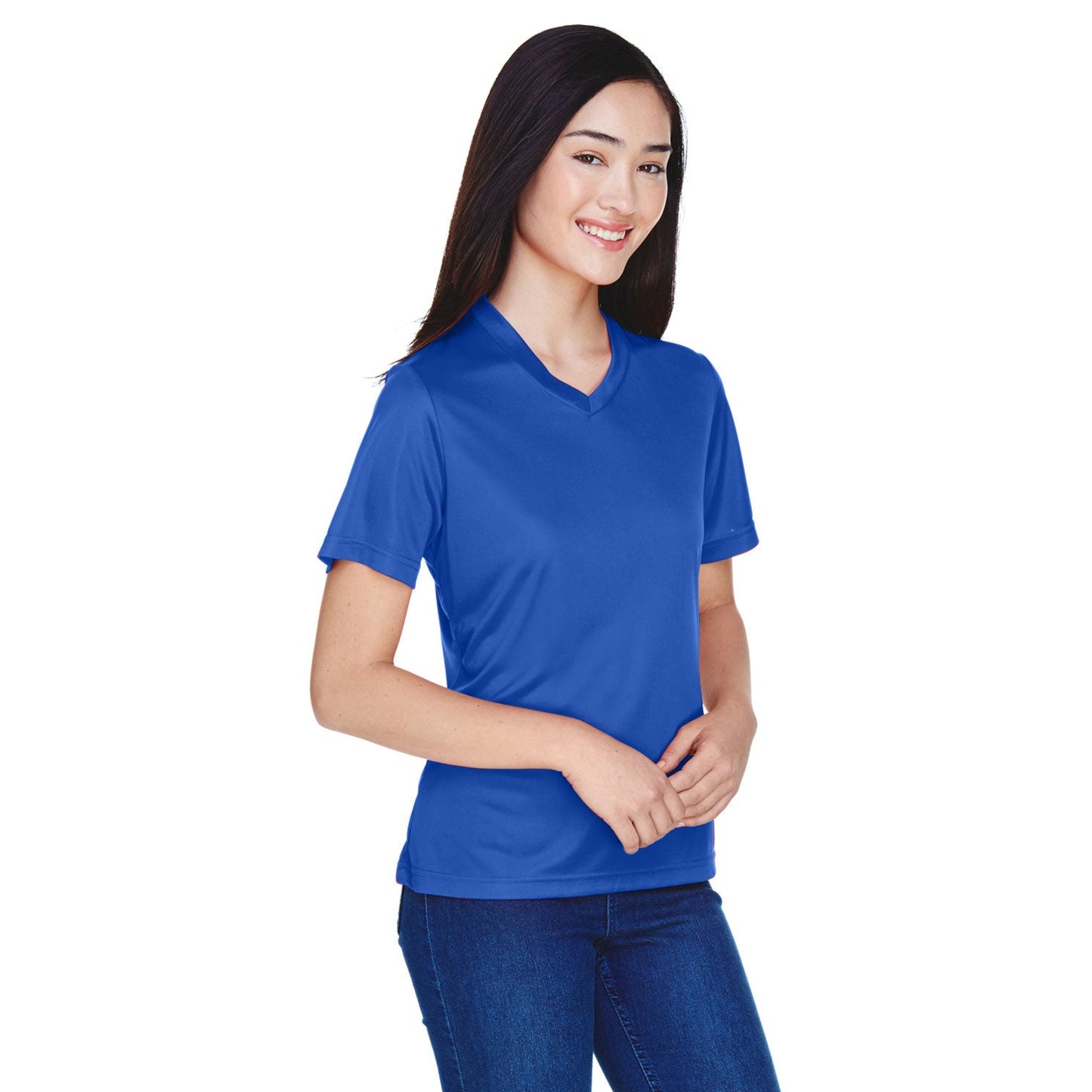 Black Performance T-Shirts - Team 365 - Moisture-Wicking