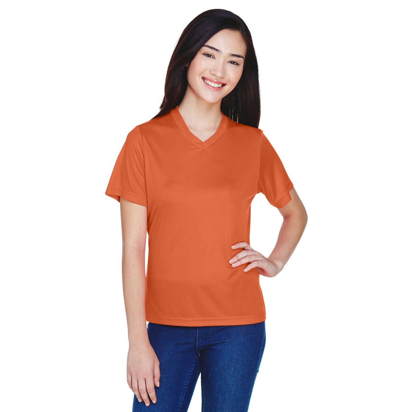 Black Performance T-Shirts - Team 365 - Moisture-Wicking