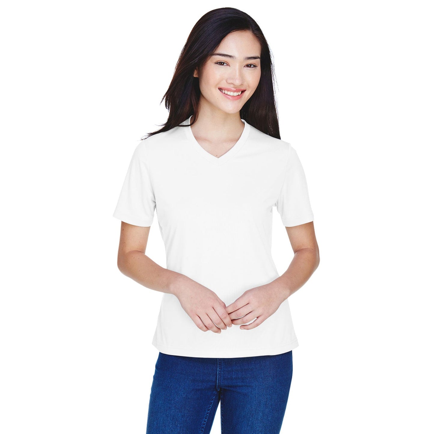 Black Performance T-Shirts - Team 365 - Moisture-Wicking
