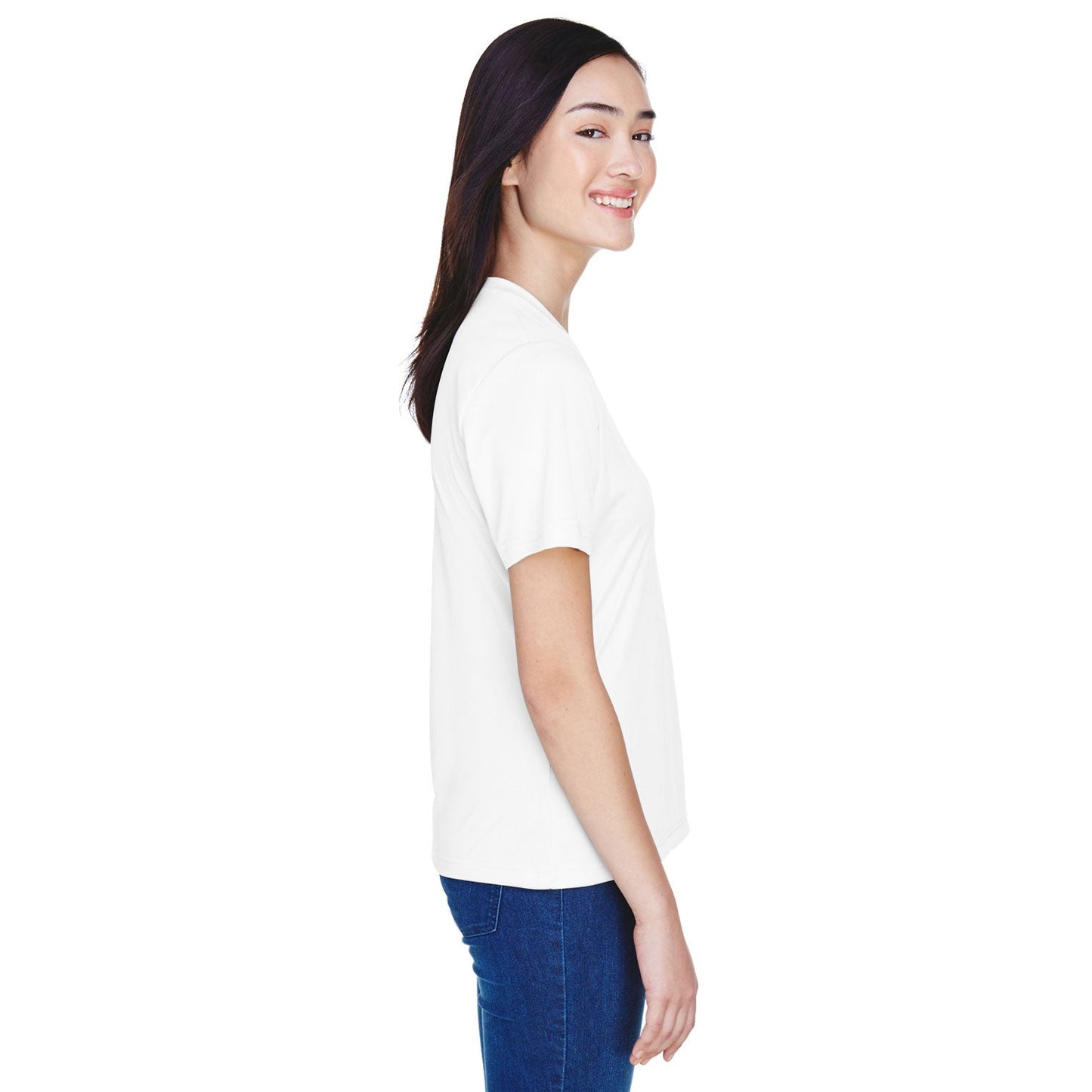 Black Performance T-Shirts - Team 365 - Moisture-Wicking