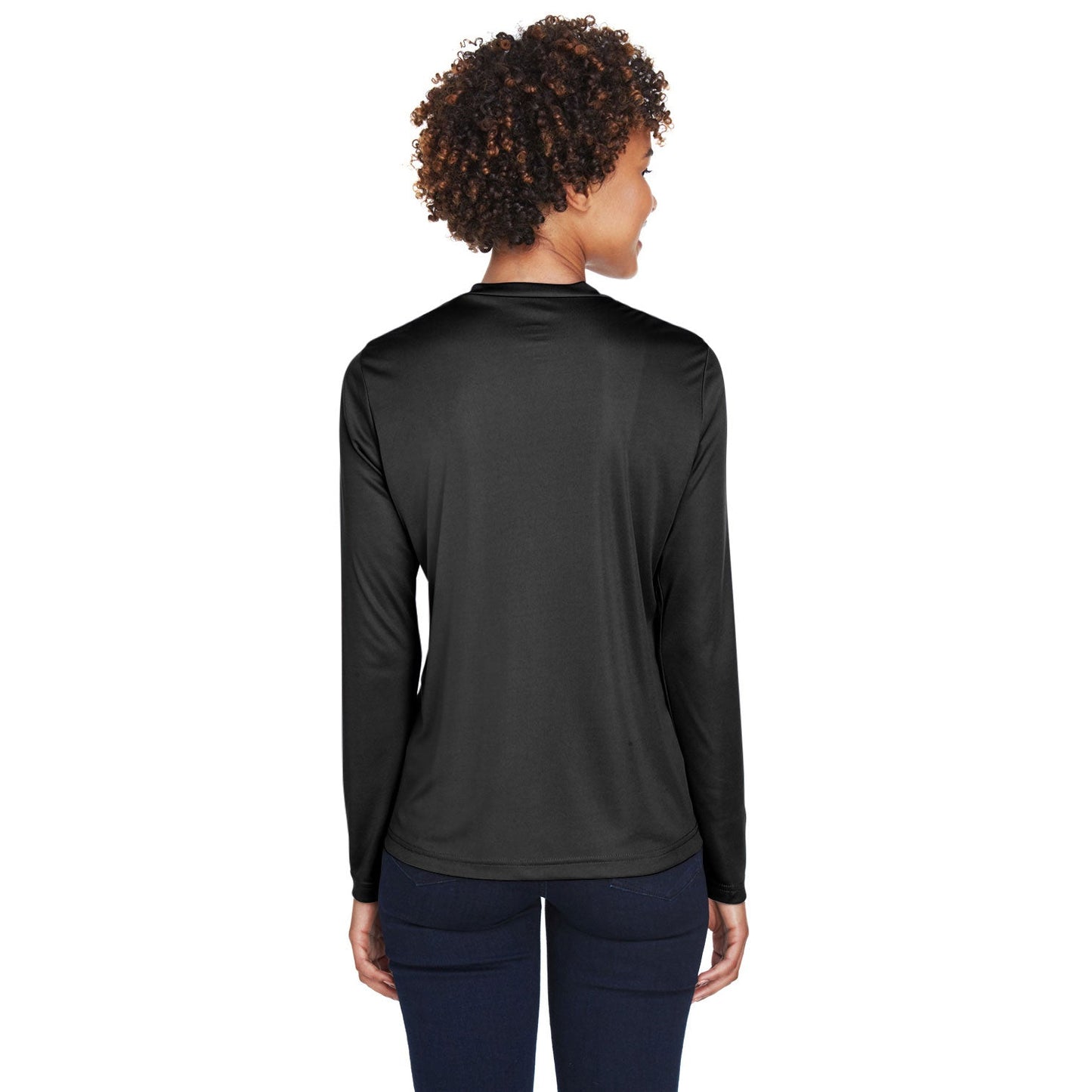 Black T-Shirts - Team 365 - Moisture-Wicking Fabric