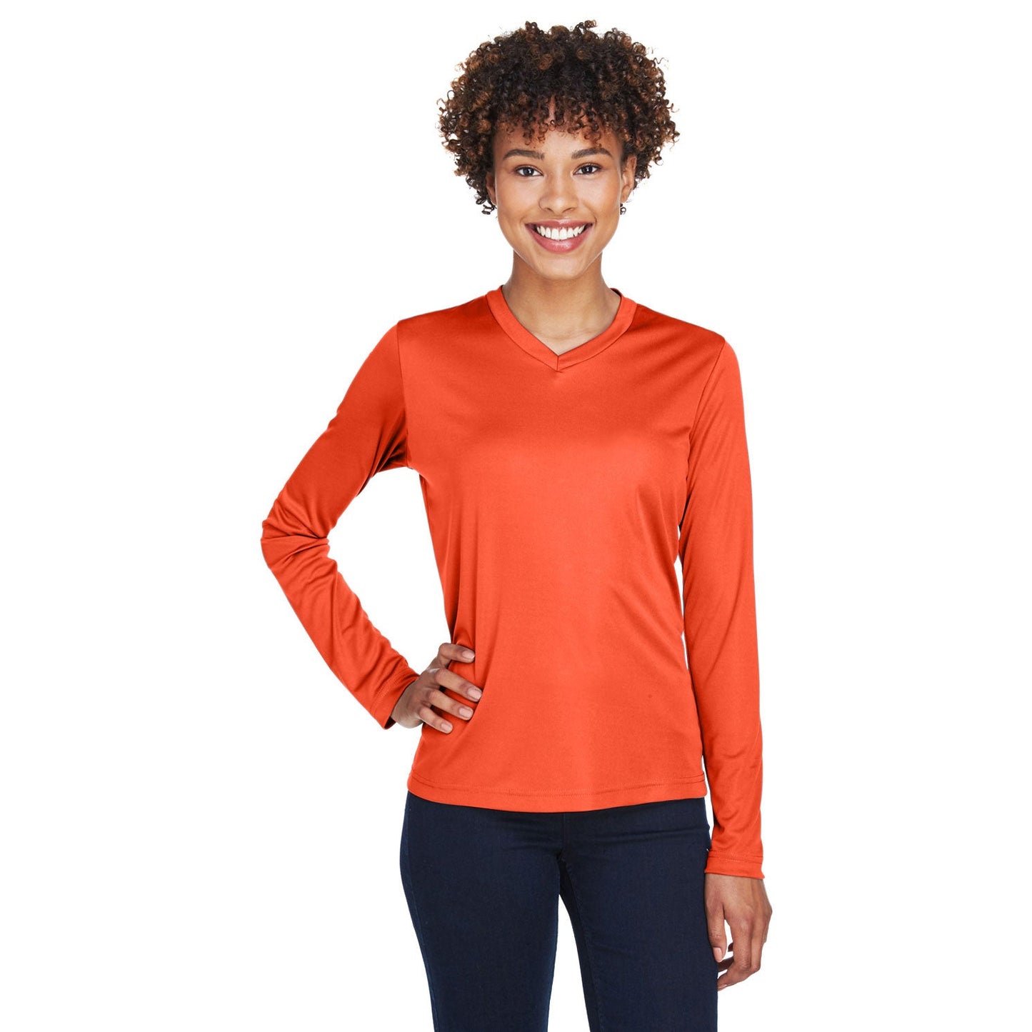 Black T-Shirts - Team 365 - Moisture-Wicking Fabric