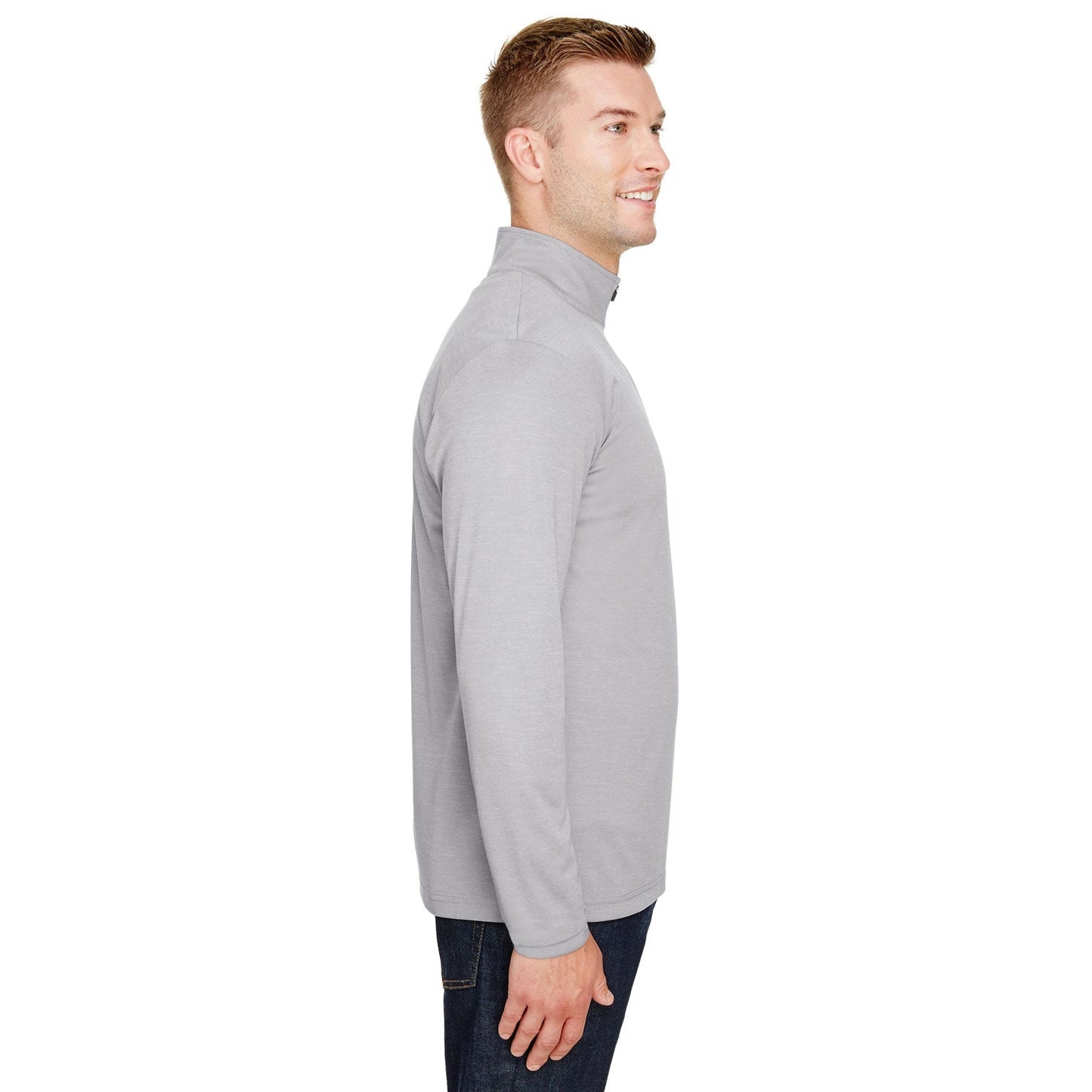 Black Heather Sweatshirt - Team 365 - Sonic Performance