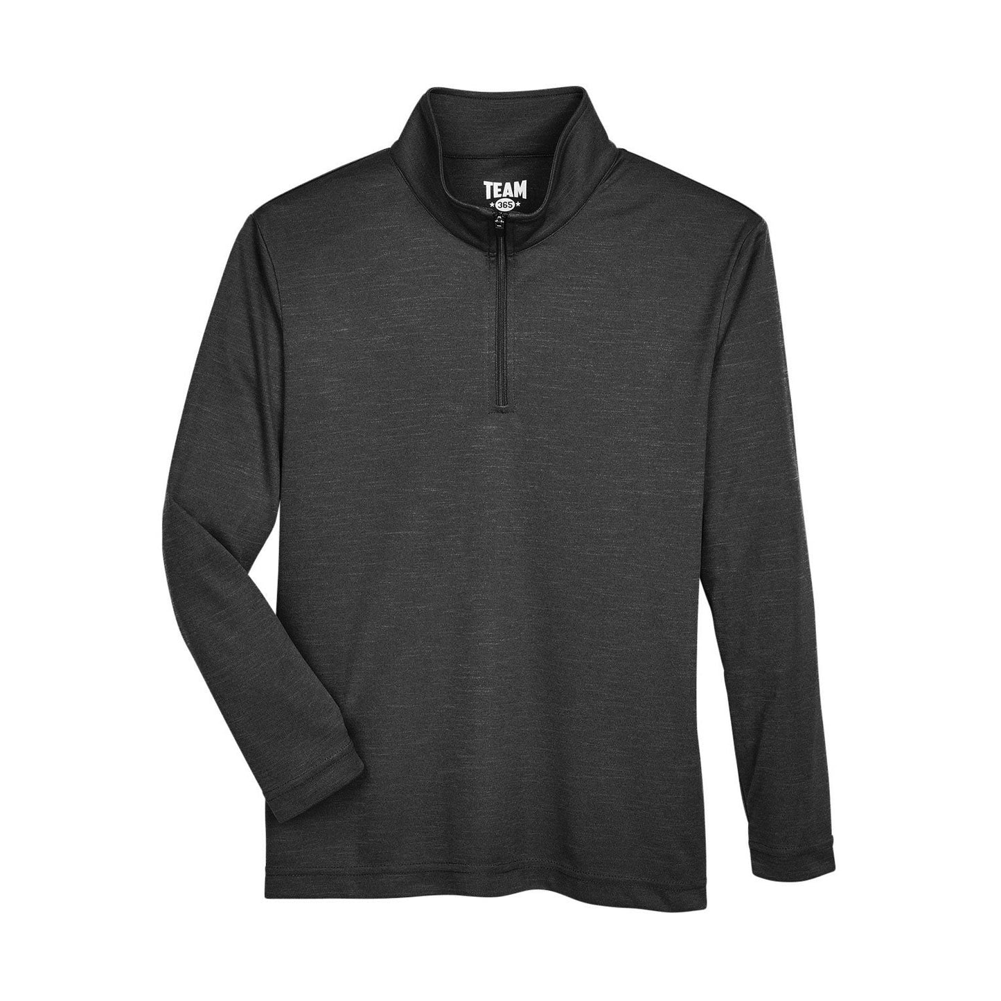 Black Heather Sweatshirt - Team 365 - Sonic Performance