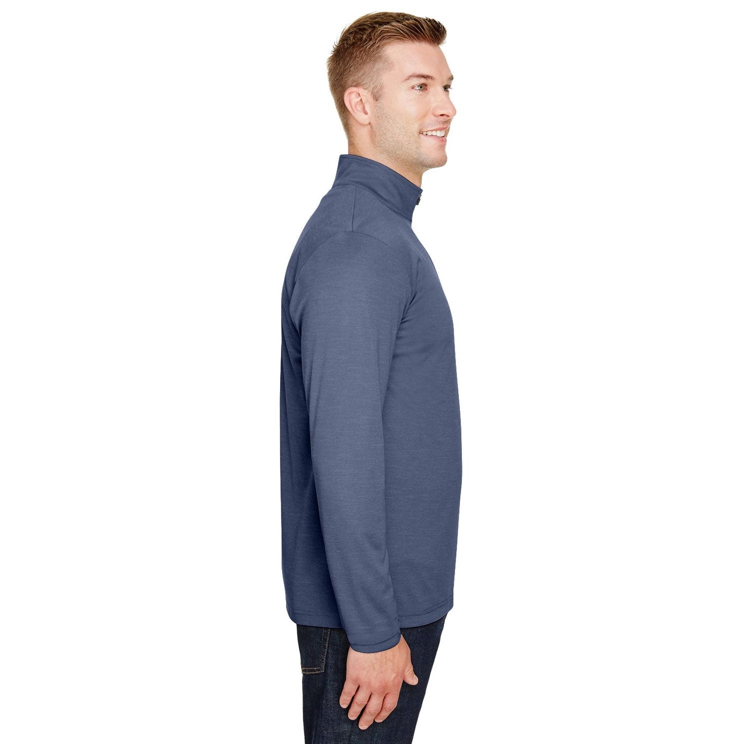 Black Heather Sweatshirt - Team 365 - Sonic Performance