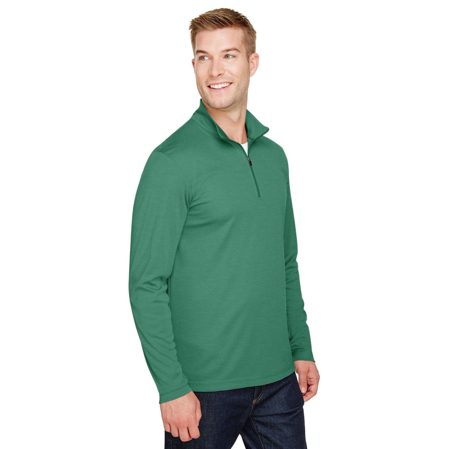 Black Heather Sweatshirt - Team 365 - Sonic Performance