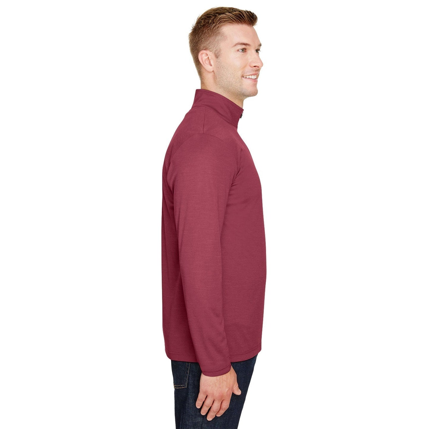 Black Heather Sweatshirt - Team 365 - Sonic Performance