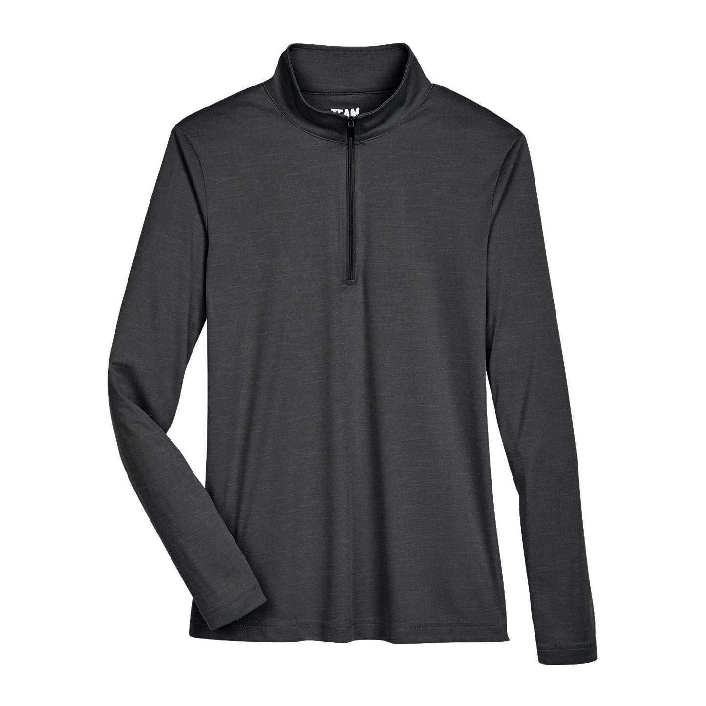 Black Heather Sweatshirt - Team 365 - Performance Fabric
