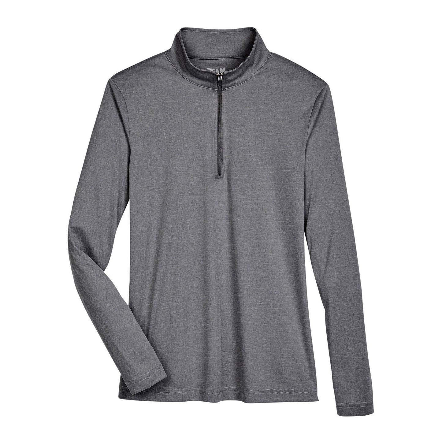 Black Heather Sweatshirt - Team 365 - Performance Fabric