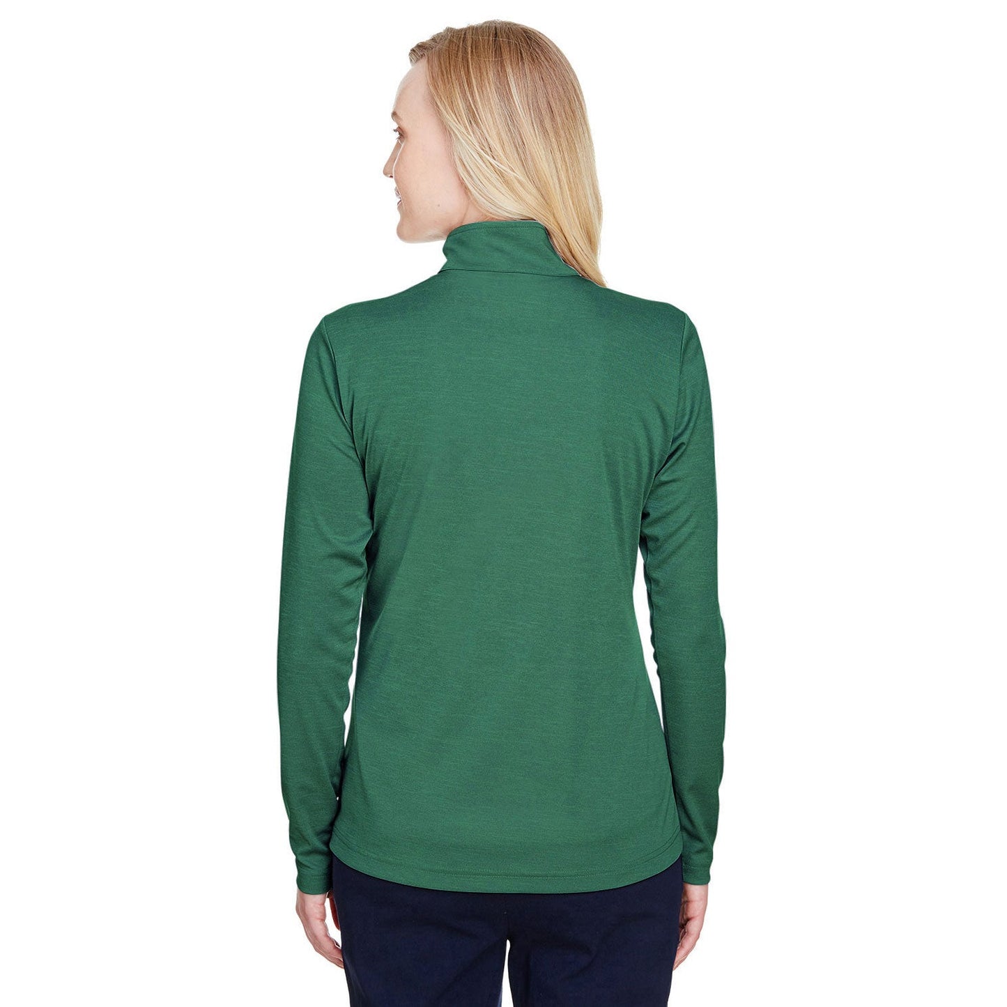 Black Heather Sweatshirt - Team 365 - Performance Fabric