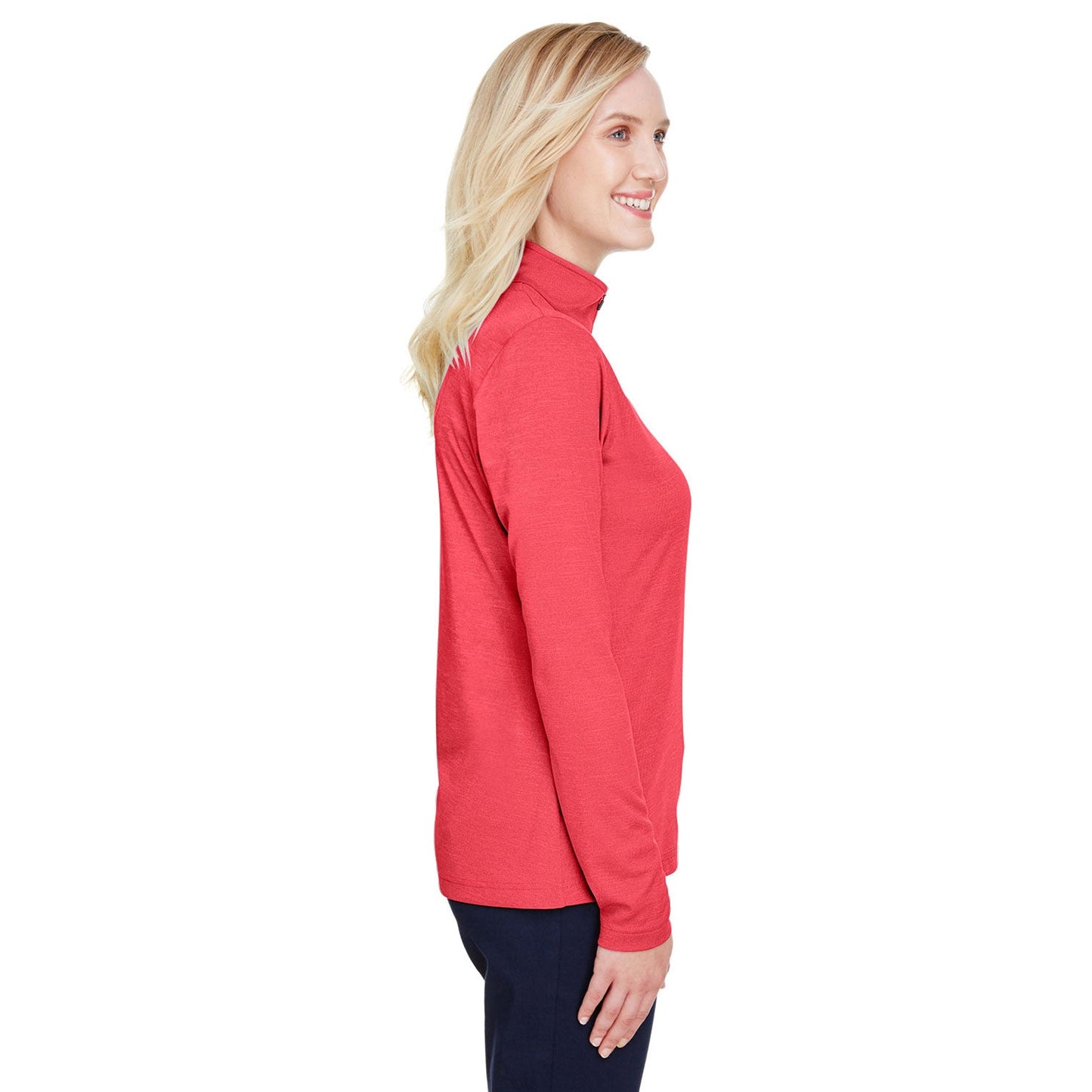 Black Heather Sweatshirt - Team 365 - Performance Fabric