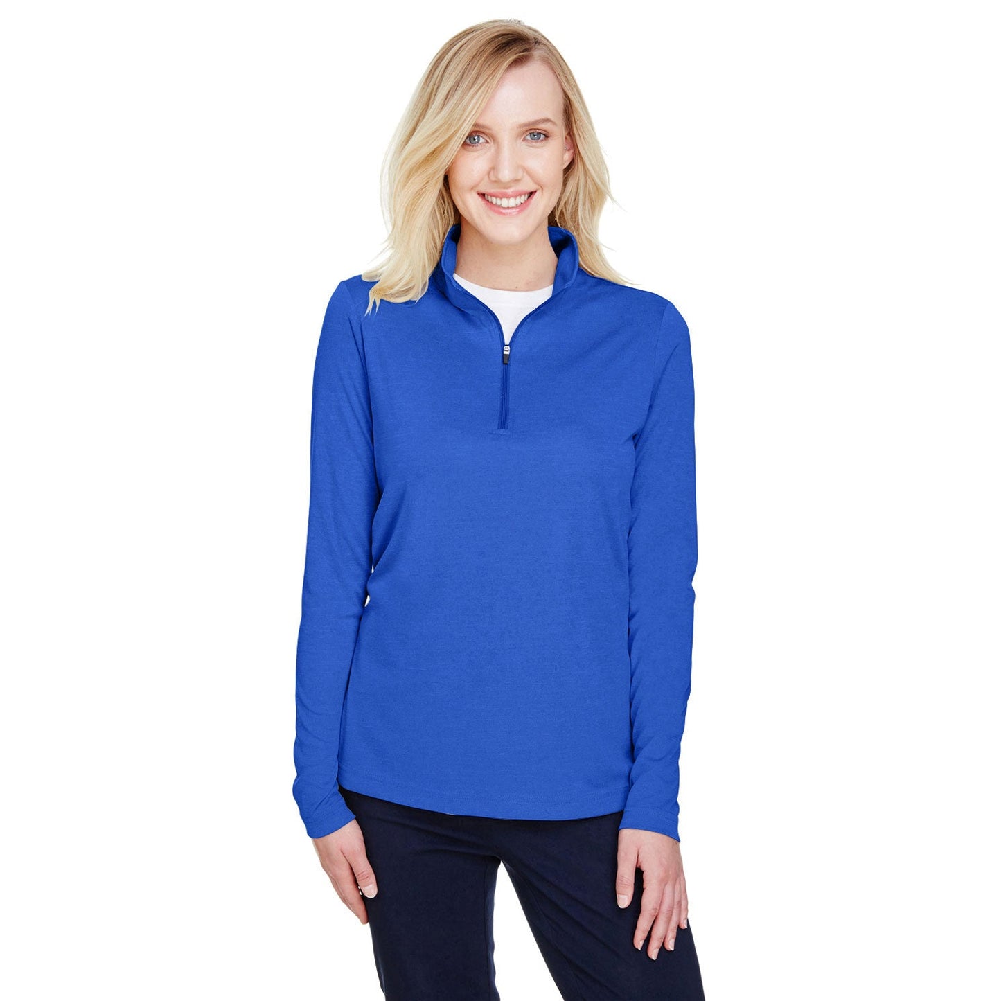 Black Heather Sweatshirt - Team 365 - Performance Fabric