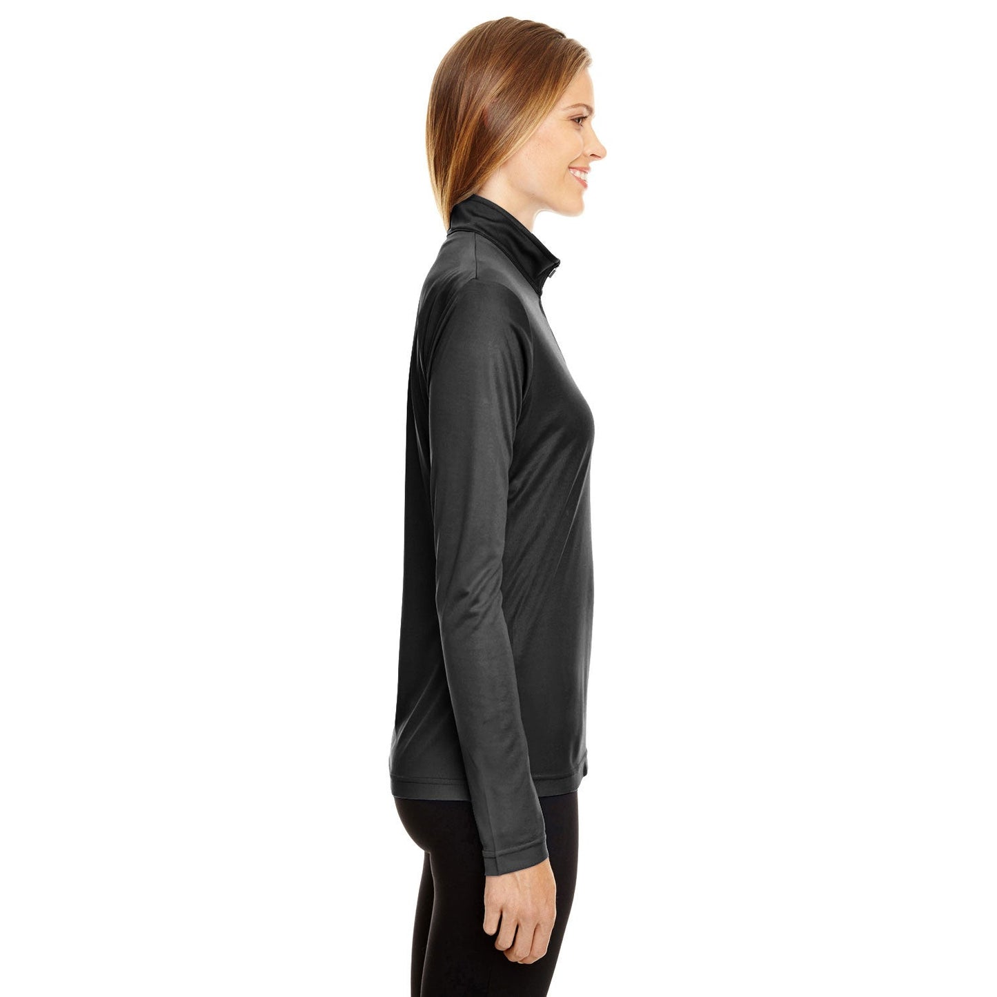 Black Performance Sweatshirt - Team 365 - Moisture Wicking