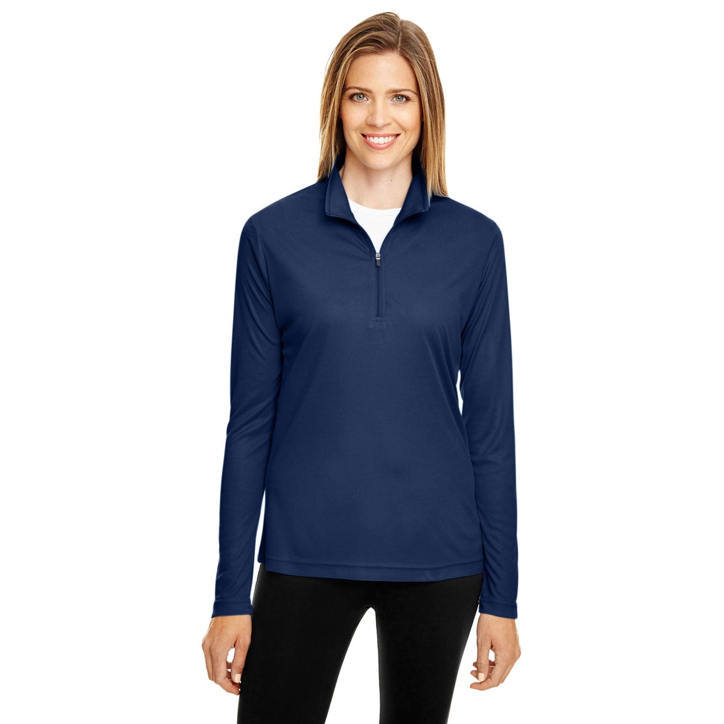 Black Performance Sweatshirt - Team 365 - Moisture Wicking