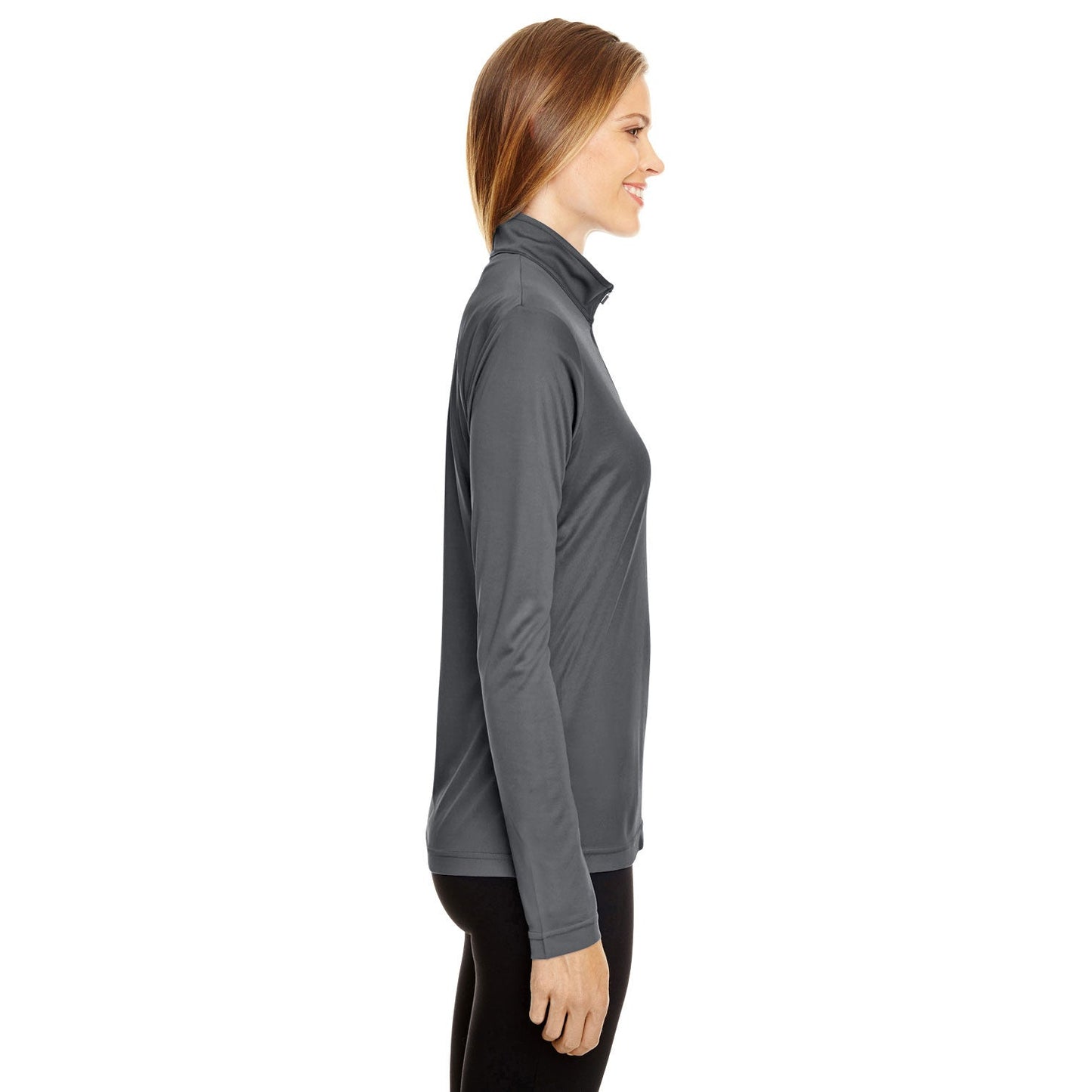Black Performance Sweatshirt - Team 365 - Moisture Wicking