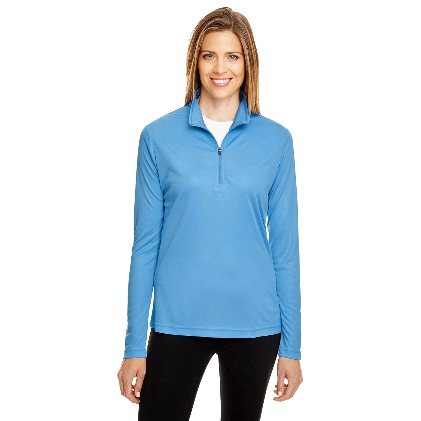 Black Performance Sweatshirt - Team 365 - Moisture Wicking