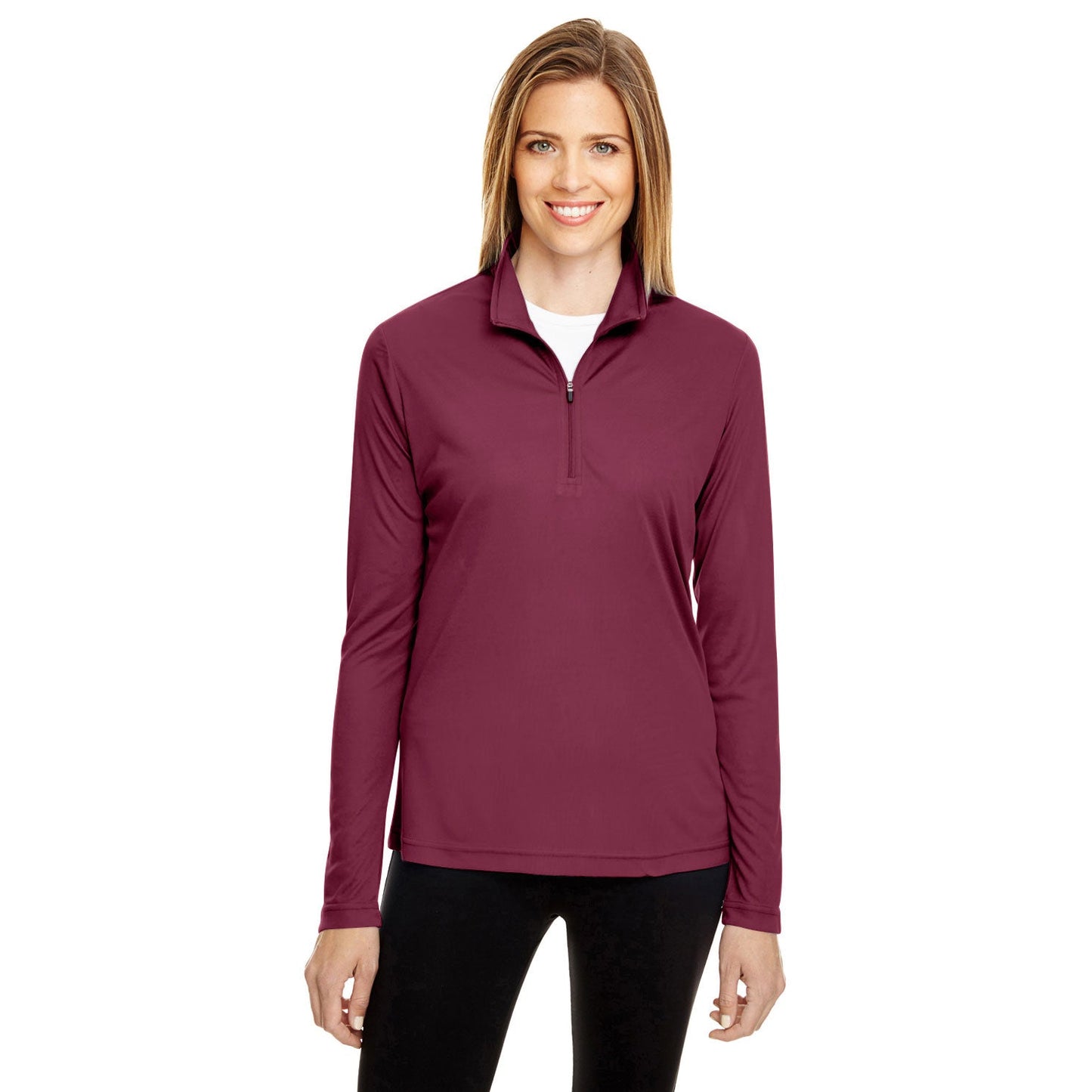 Black Performance Sweatshirt - Team 365 - Moisture Wicking