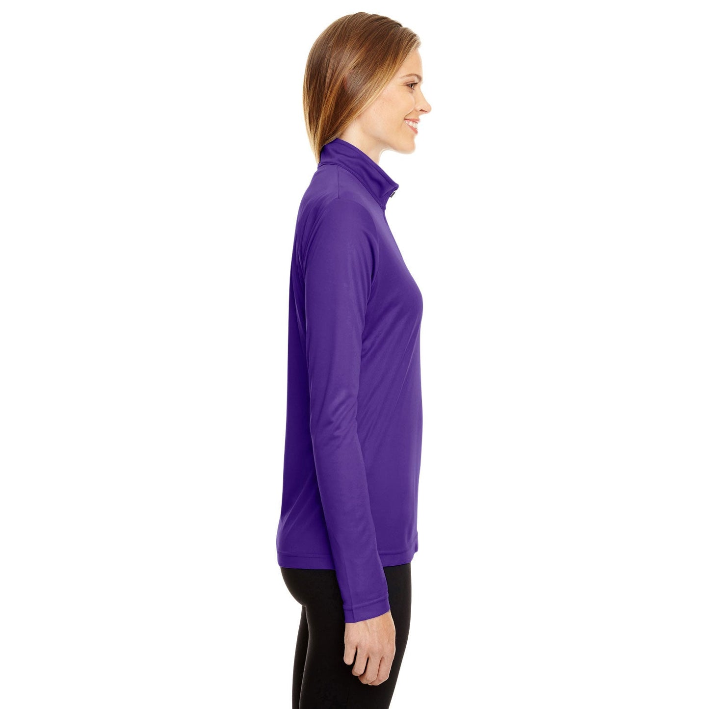 Black Performance Sweatshirt - Team 365 - Moisture Wicking