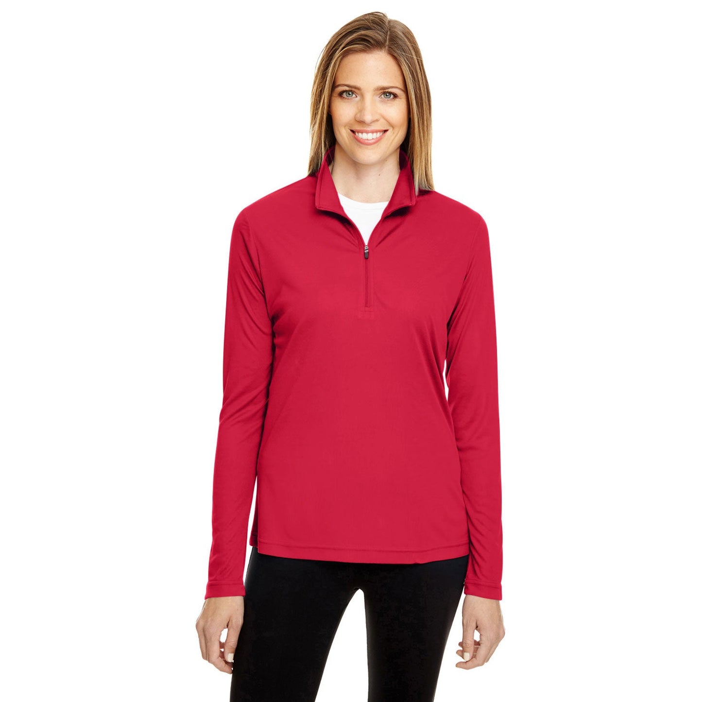 Black Performance Sweatshirt - Team 365 - Moisture Wicking