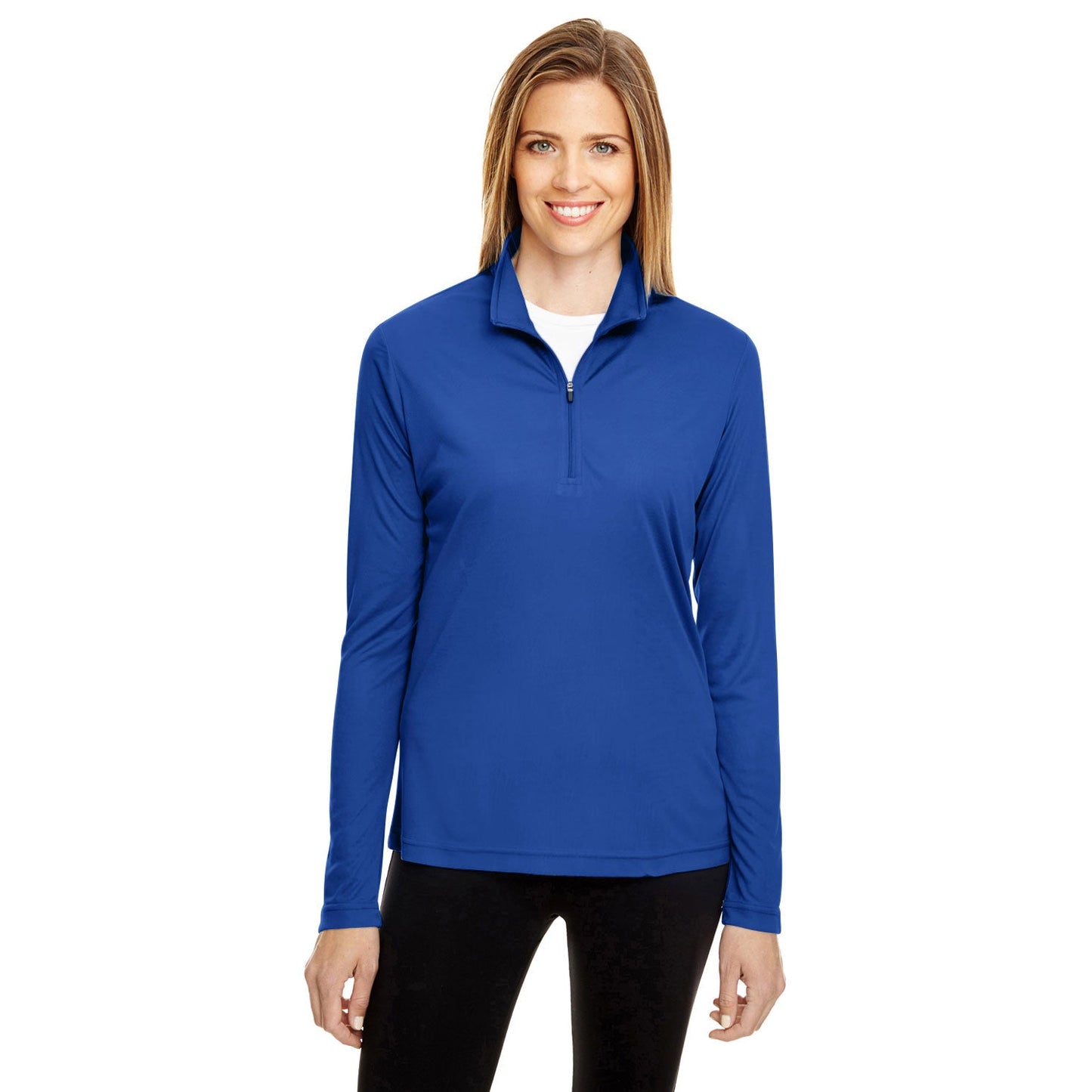 Black Performance Sweatshirt - Team 365 - Moisture Wicking