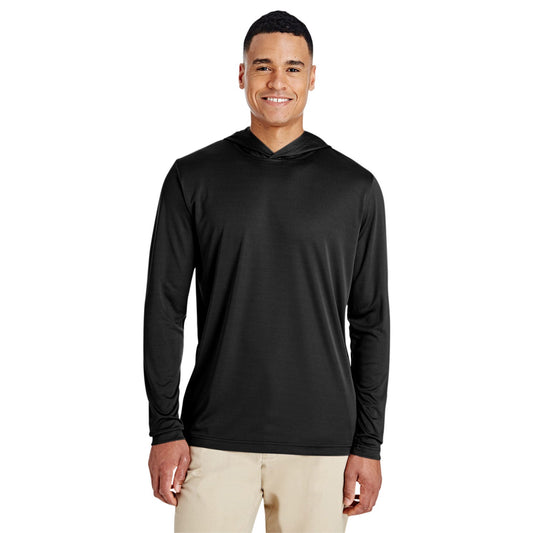 Black Performance Hoodie - Team 365 - Moisture Wicking