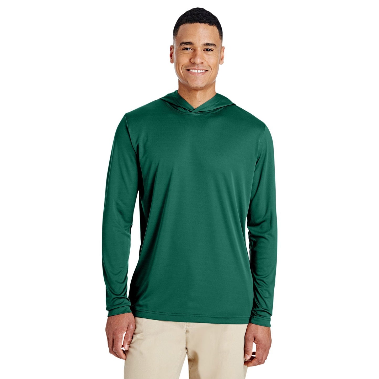 Black Performance Hoodie - Team 365 - Moisture Wicking